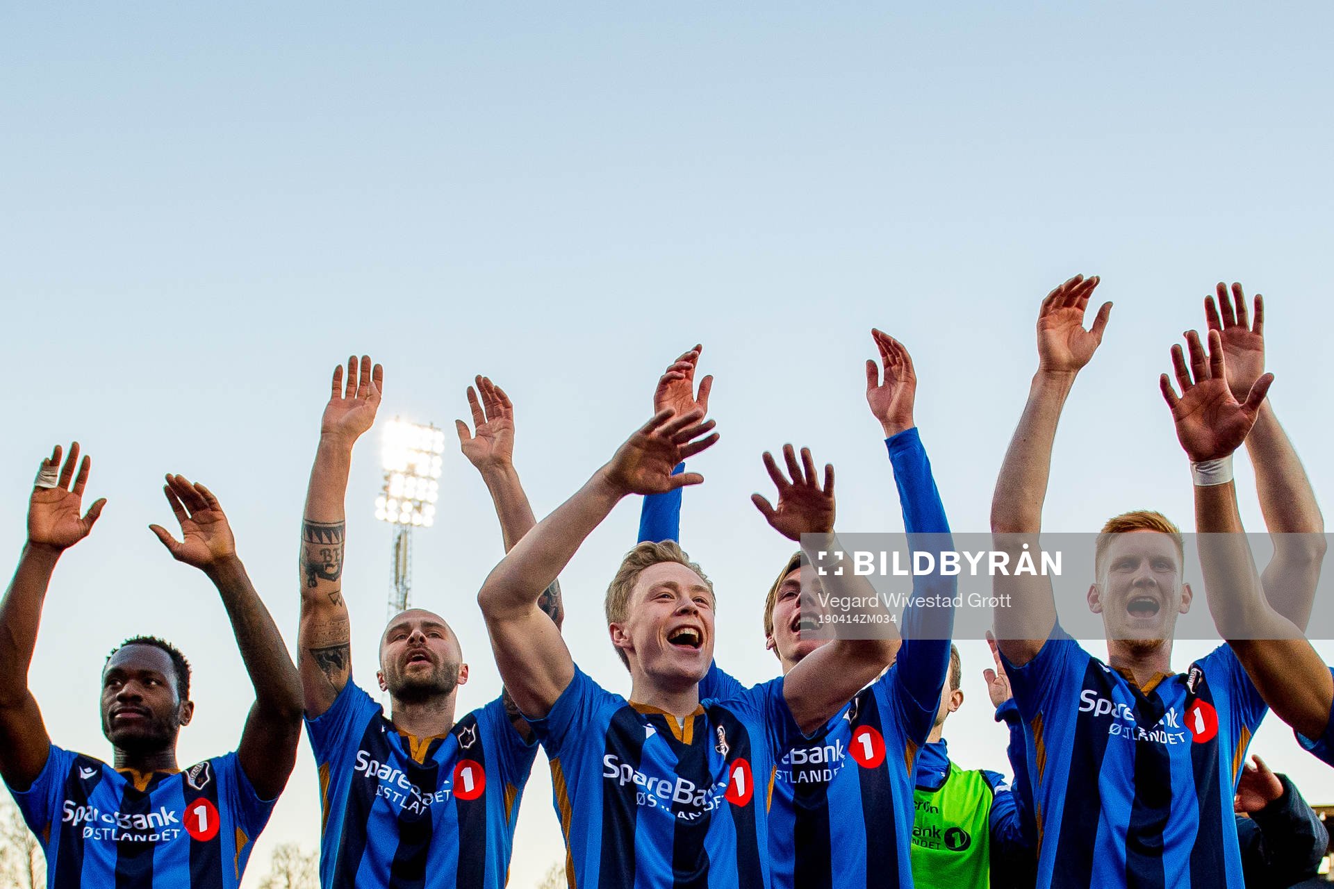 Franck Boli, Vadim Demidov, Ola Brynhildsen and the players