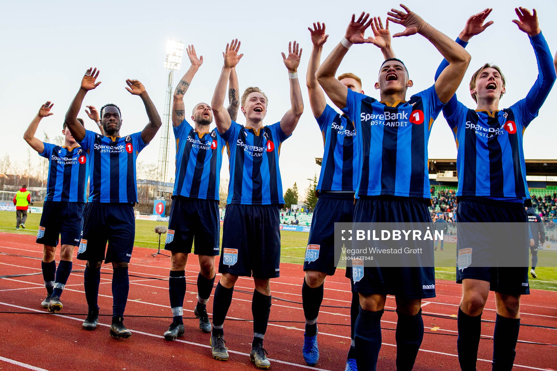 Franck Boli, Vadim Demidov, Ola Brynhildsen and the players
