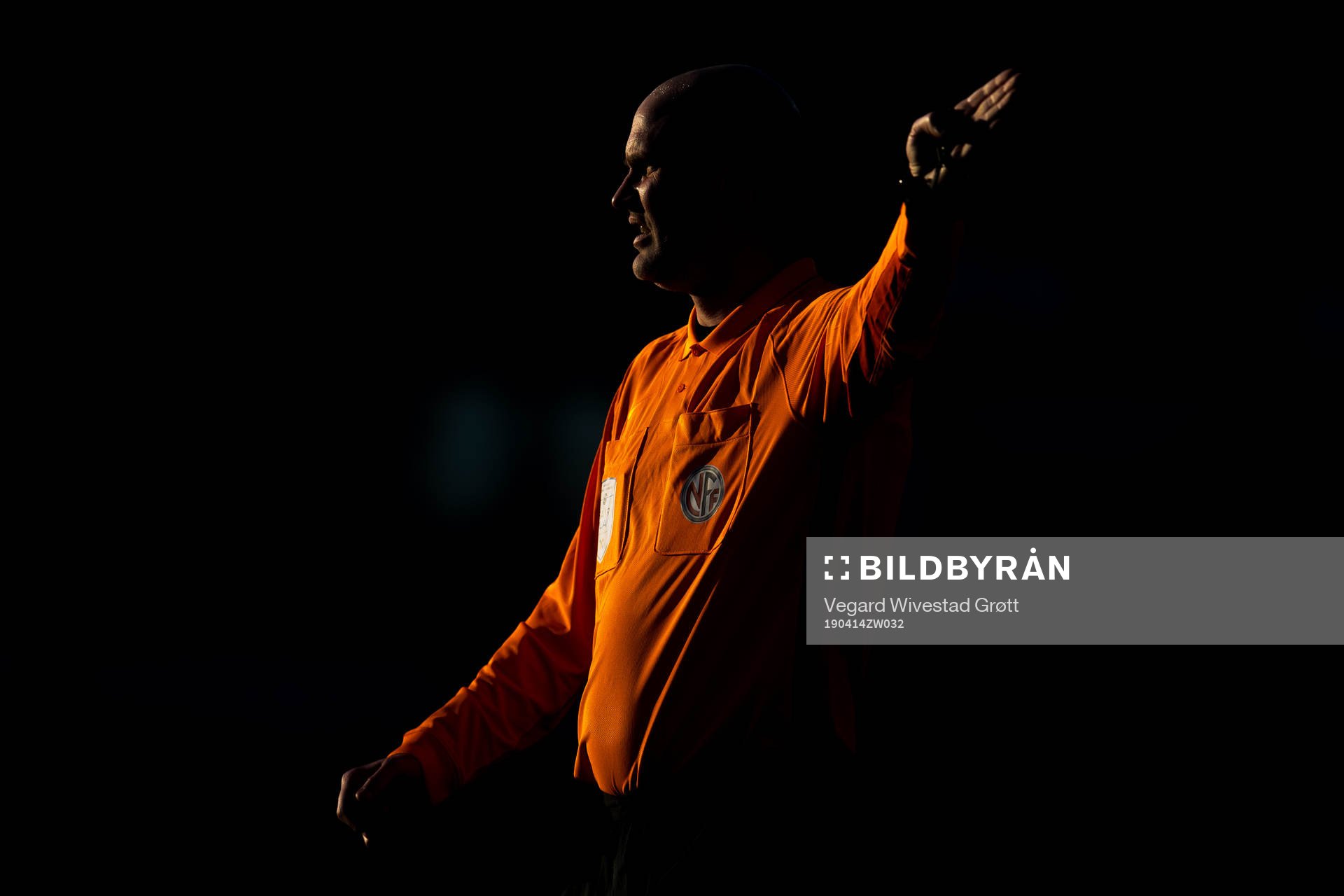 Referee Trond Ivar Døvle