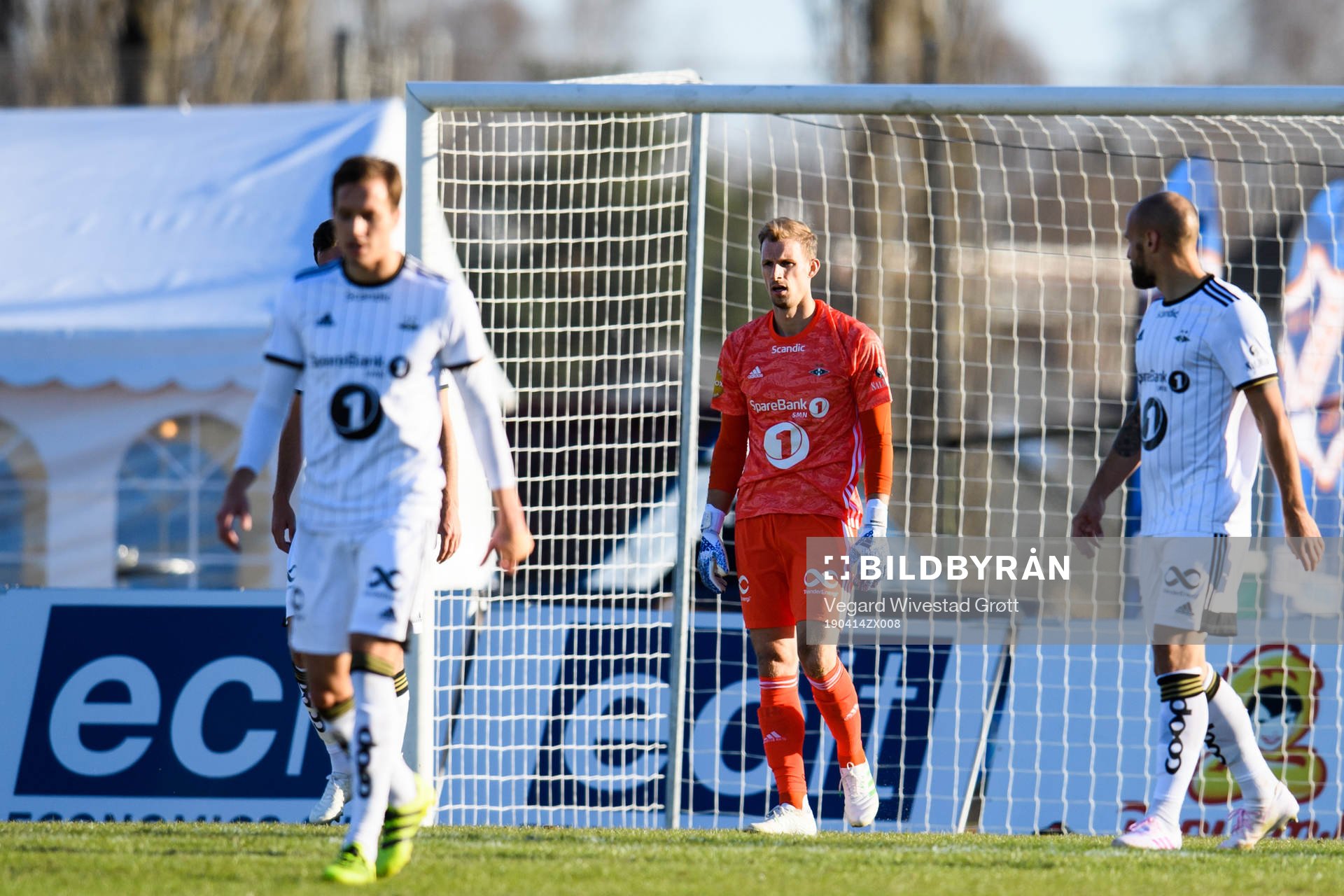 The players of Rosenborg looks dejected