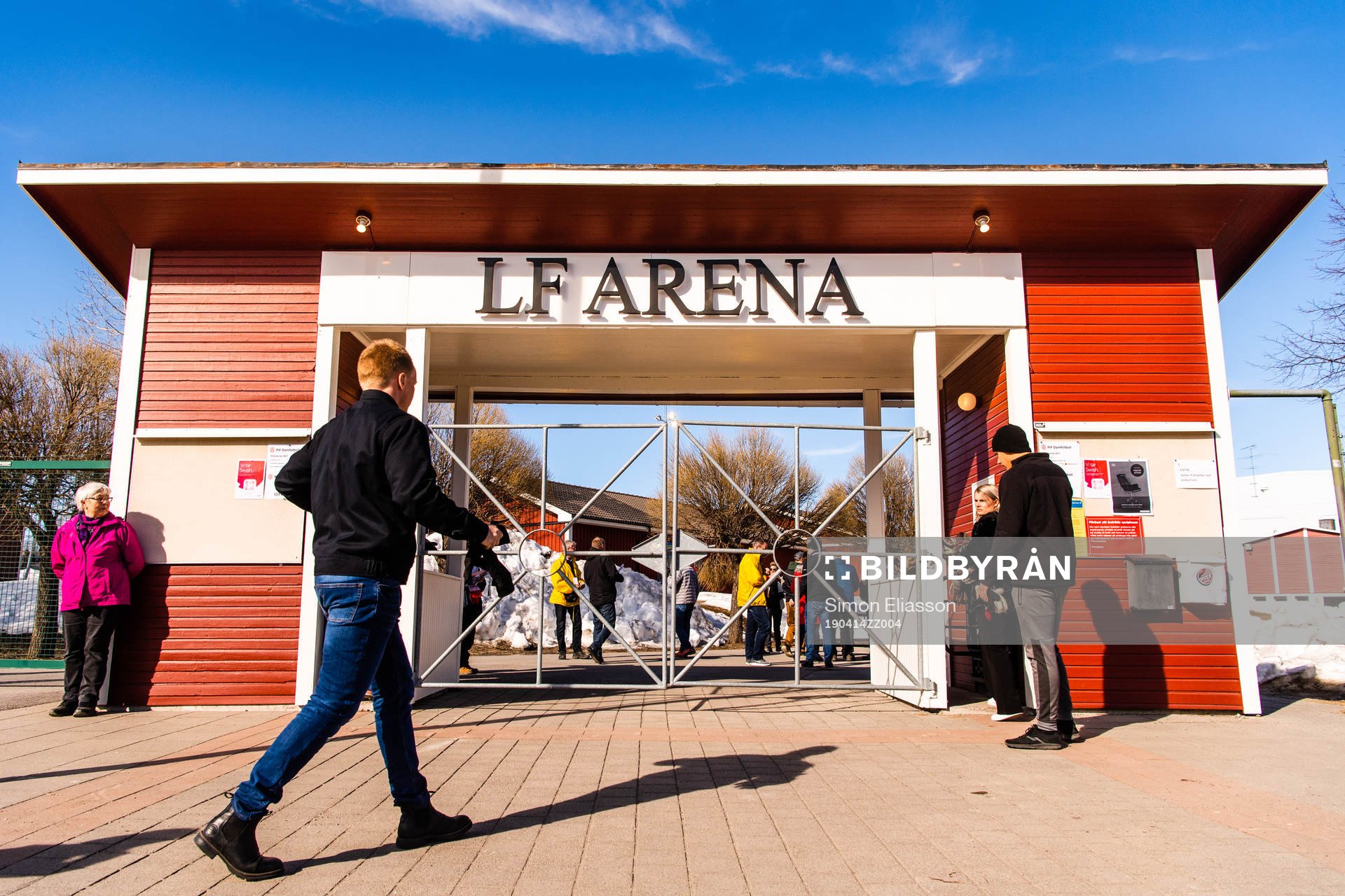 Ingången till LF Arena