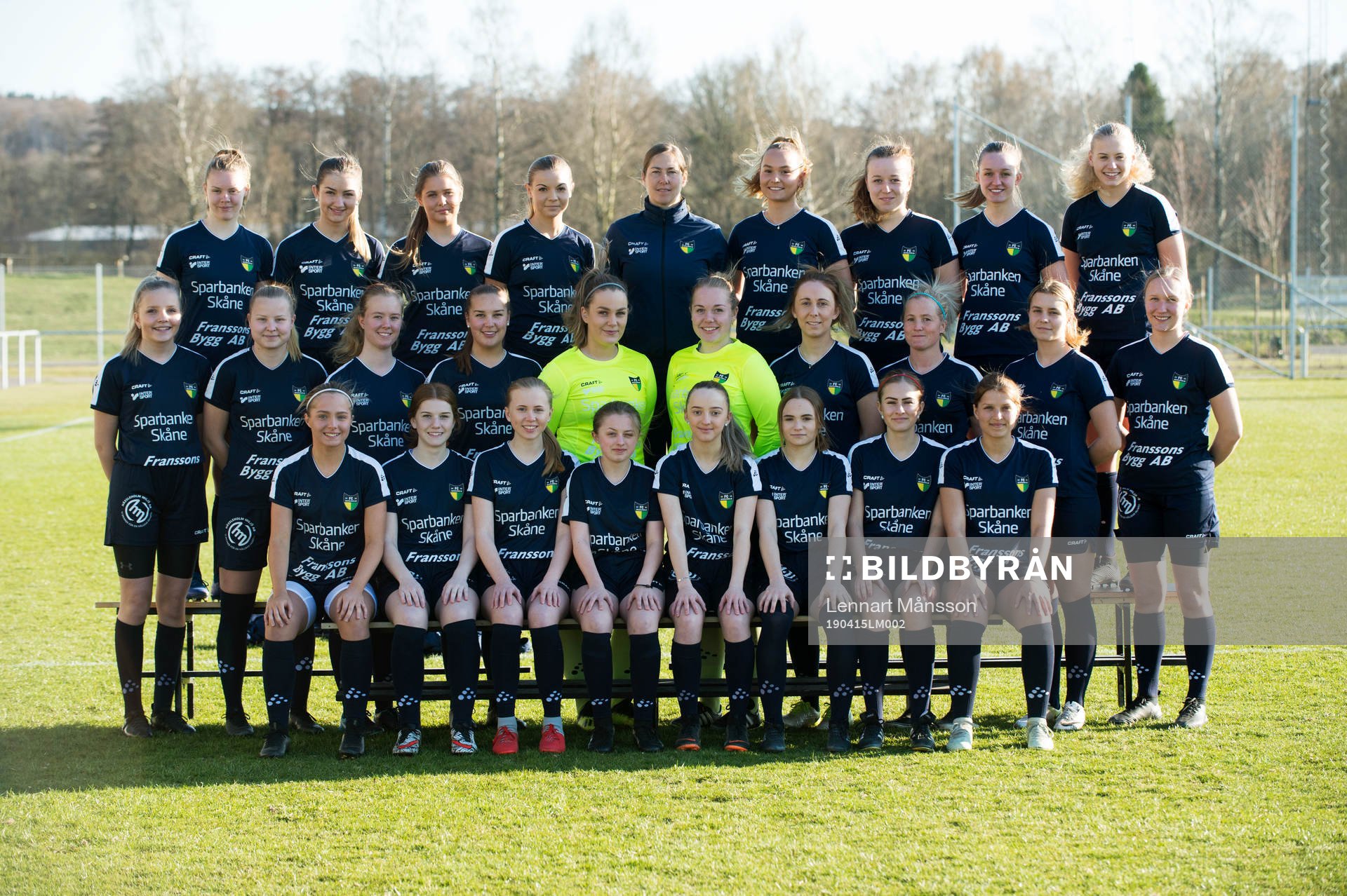 Lagbild FC Hessleholm i Hässleholm 15 april 2019
