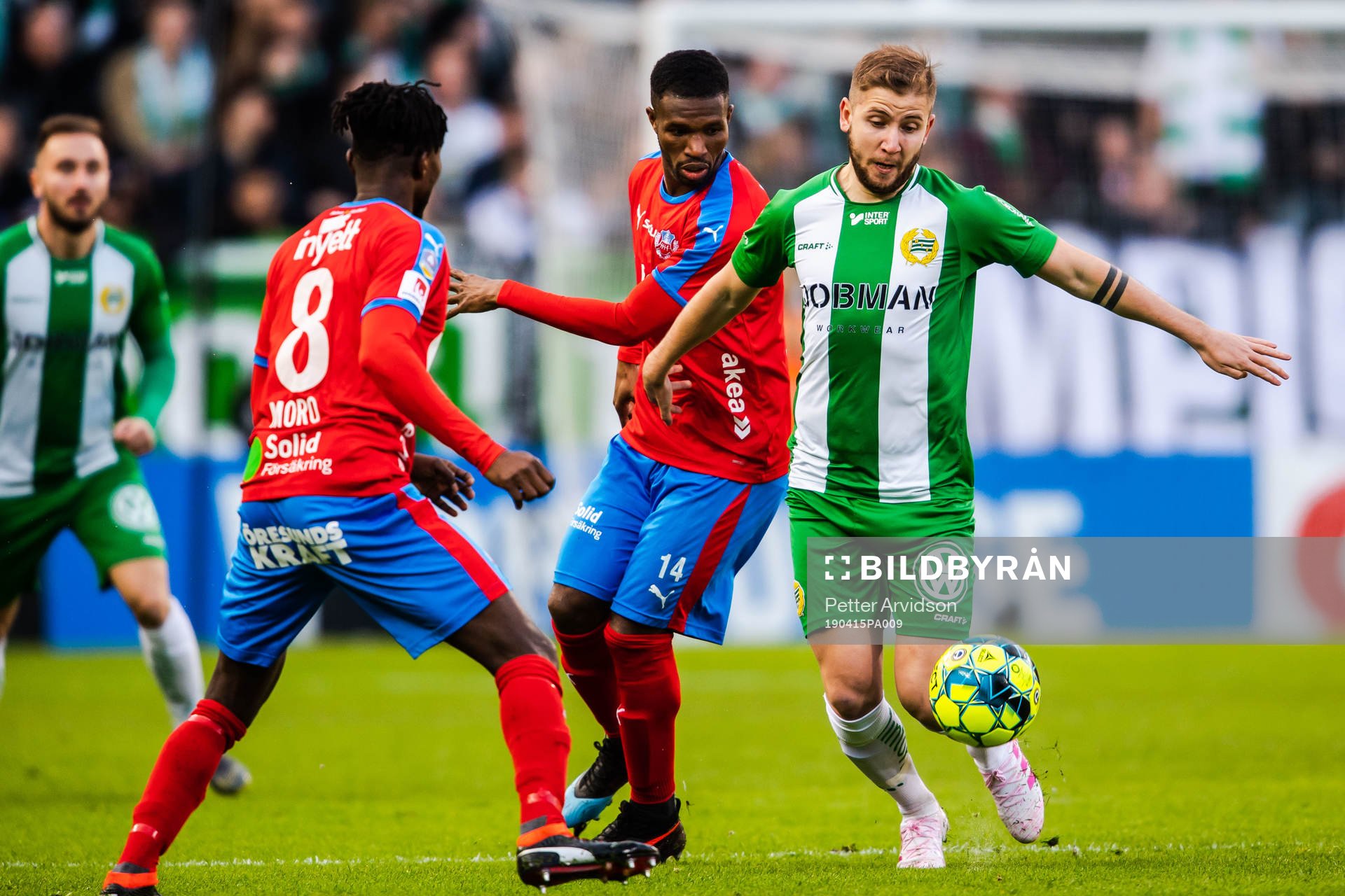 Hammarbys Darijan Bojanic och Helsingborgs Mohammed