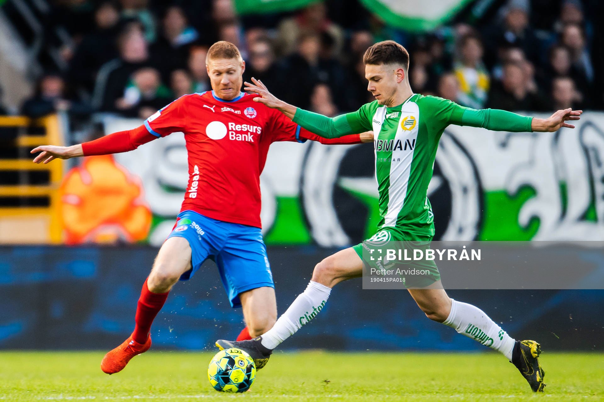 Hammarbys Alexander Kacaniklic och Helsingborgs Markus