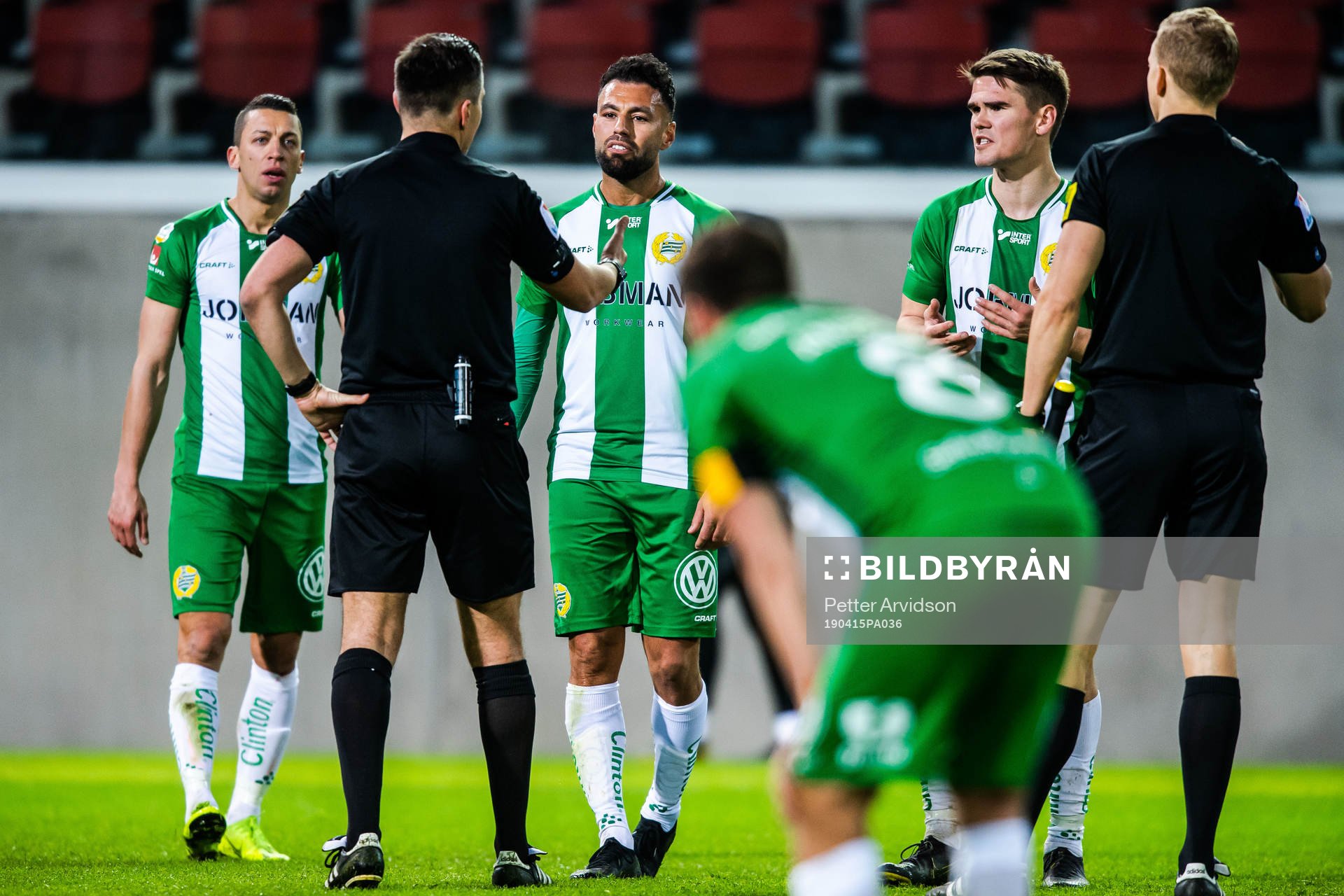 Hammarbys Nikola Djurdjic, Imad Khalili och Vidar Örn