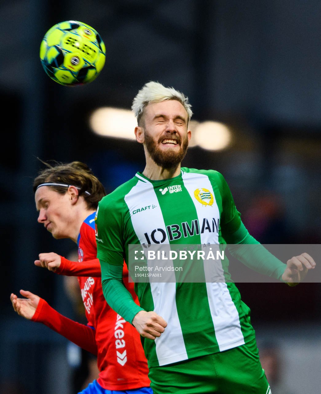 Hammarbys Simon Sandberg och Helsingborgs Max Svensson