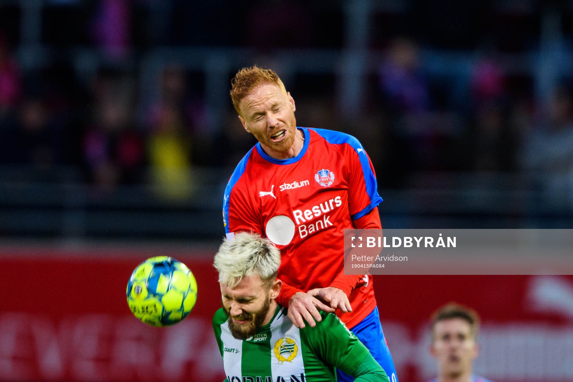 Helsingborgs Alexander Farnerud och Hammarbys Simon Sandberg