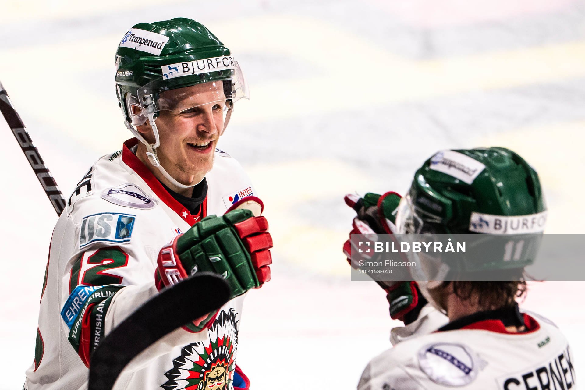 Frölundas Max Friberg jublar