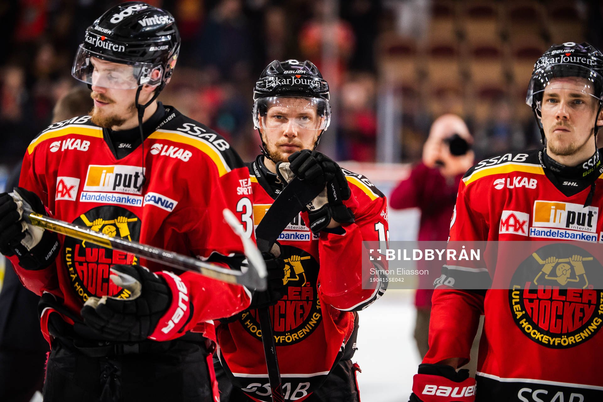 Luleås spelare deppar