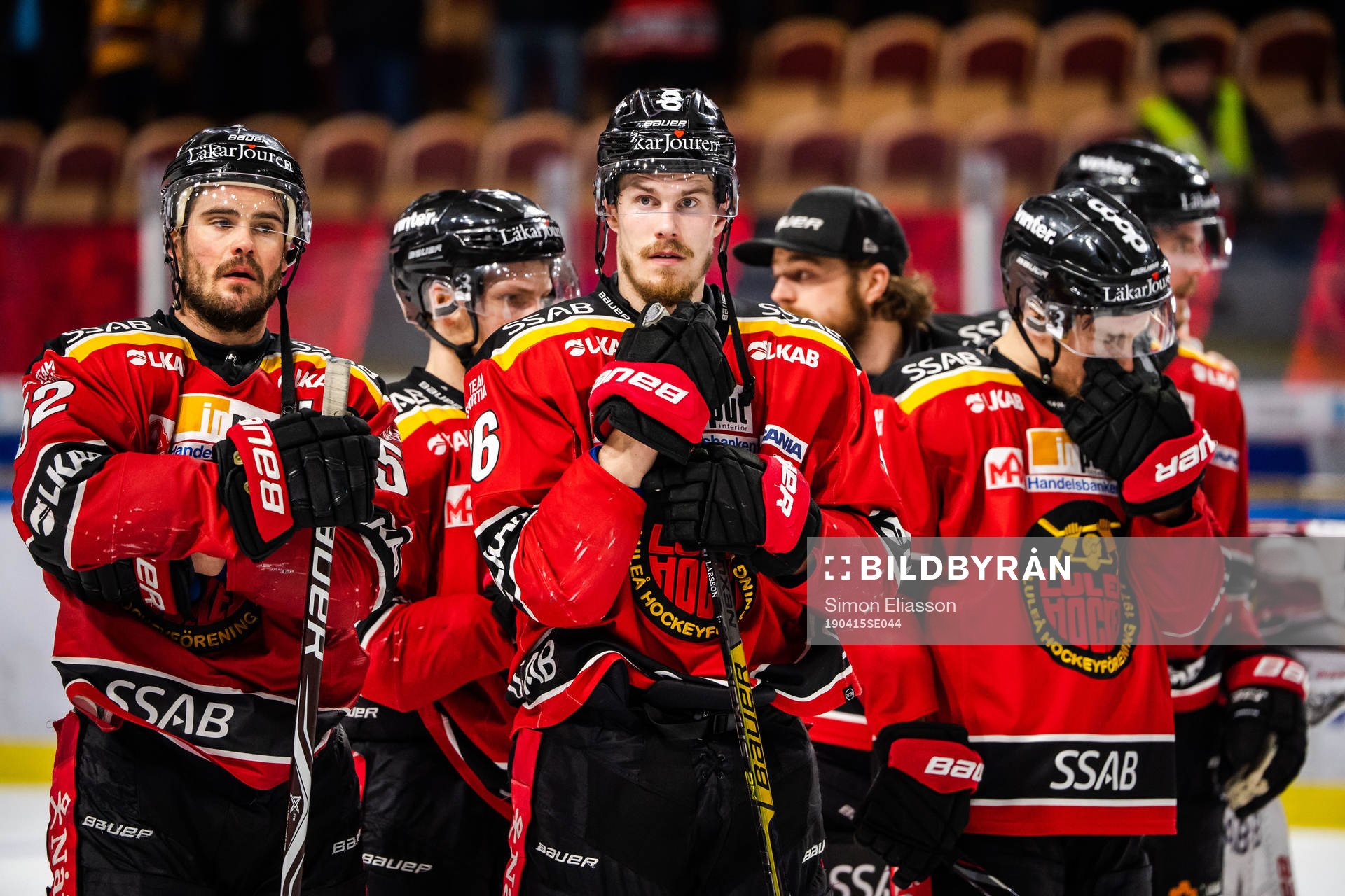 Luleås spelare deppar