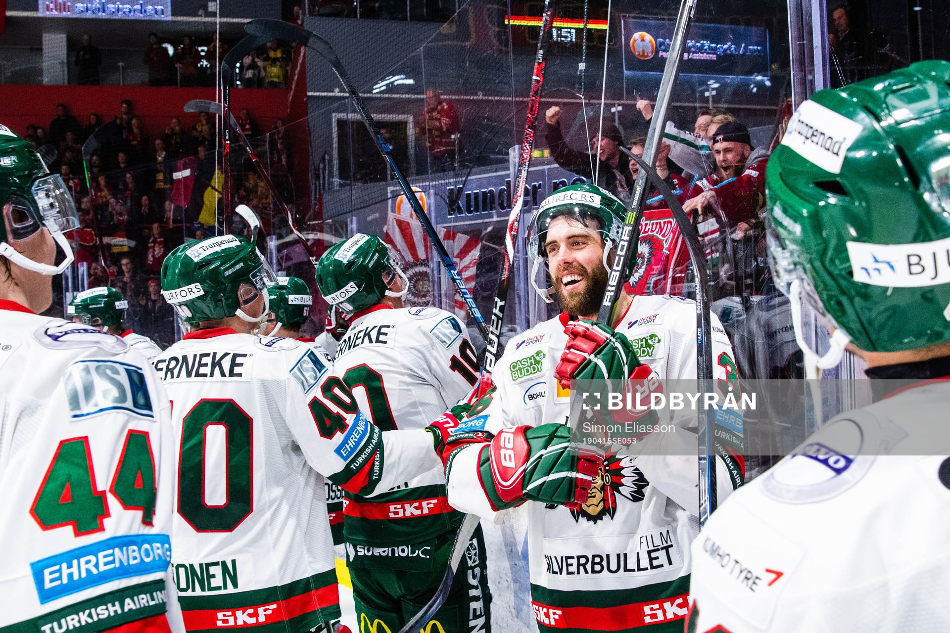 Frölundas Brandon Gormley jublar