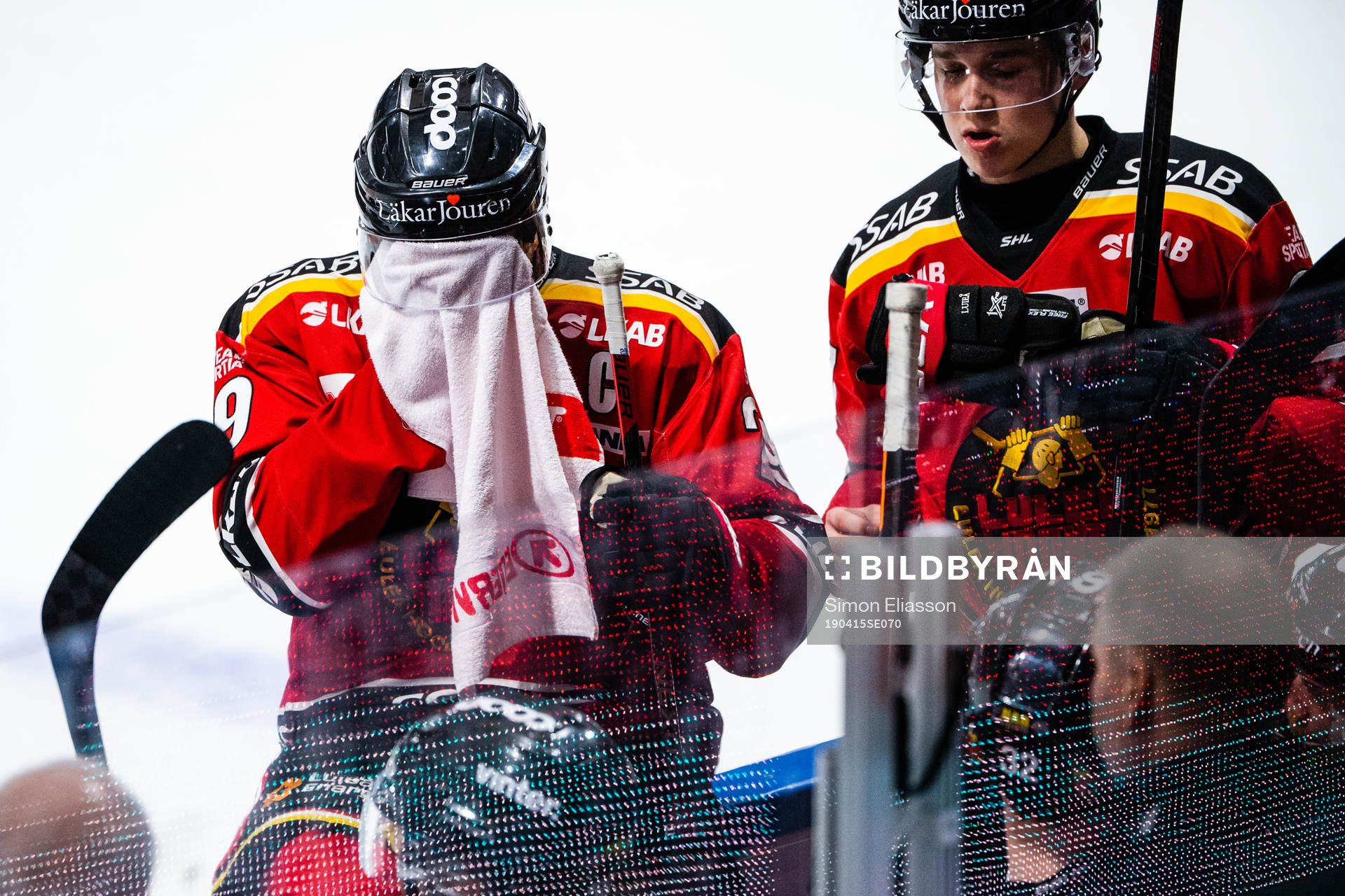 Luleås Erik Gustafsson och Nils Lundkvist