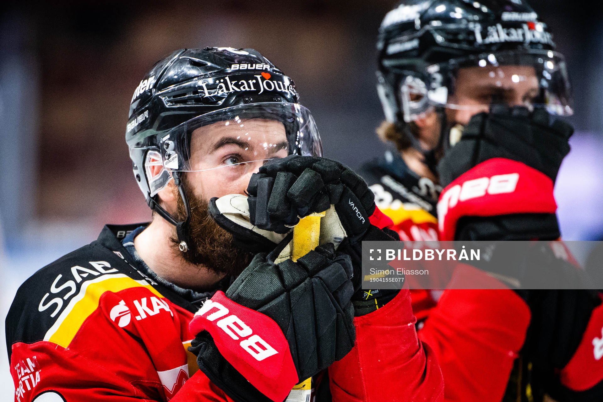 Luleås Jack Connolly och Pontus Själin deppar