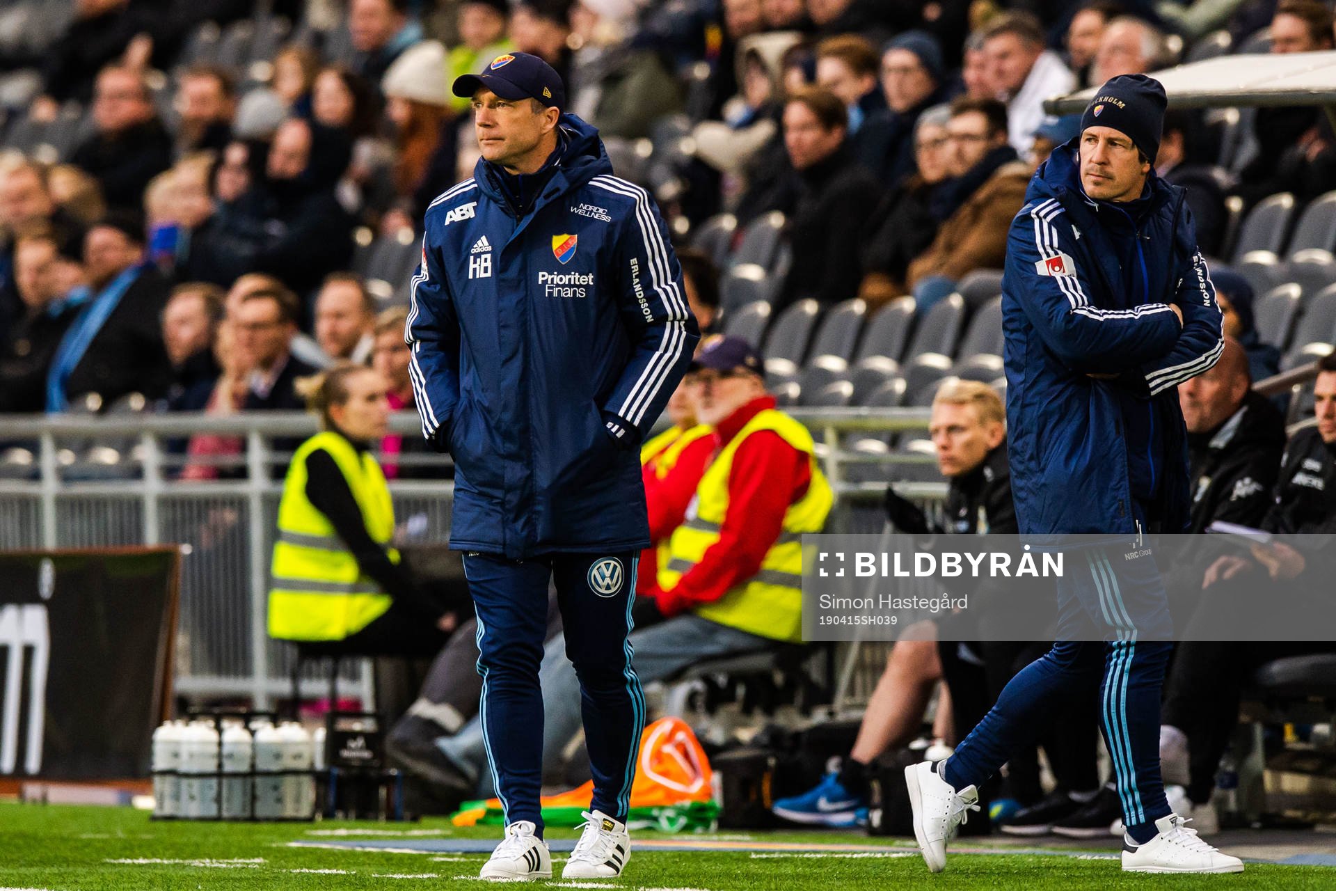 Djurgårdens tränare Kim Bergstrand och tränare Thomas