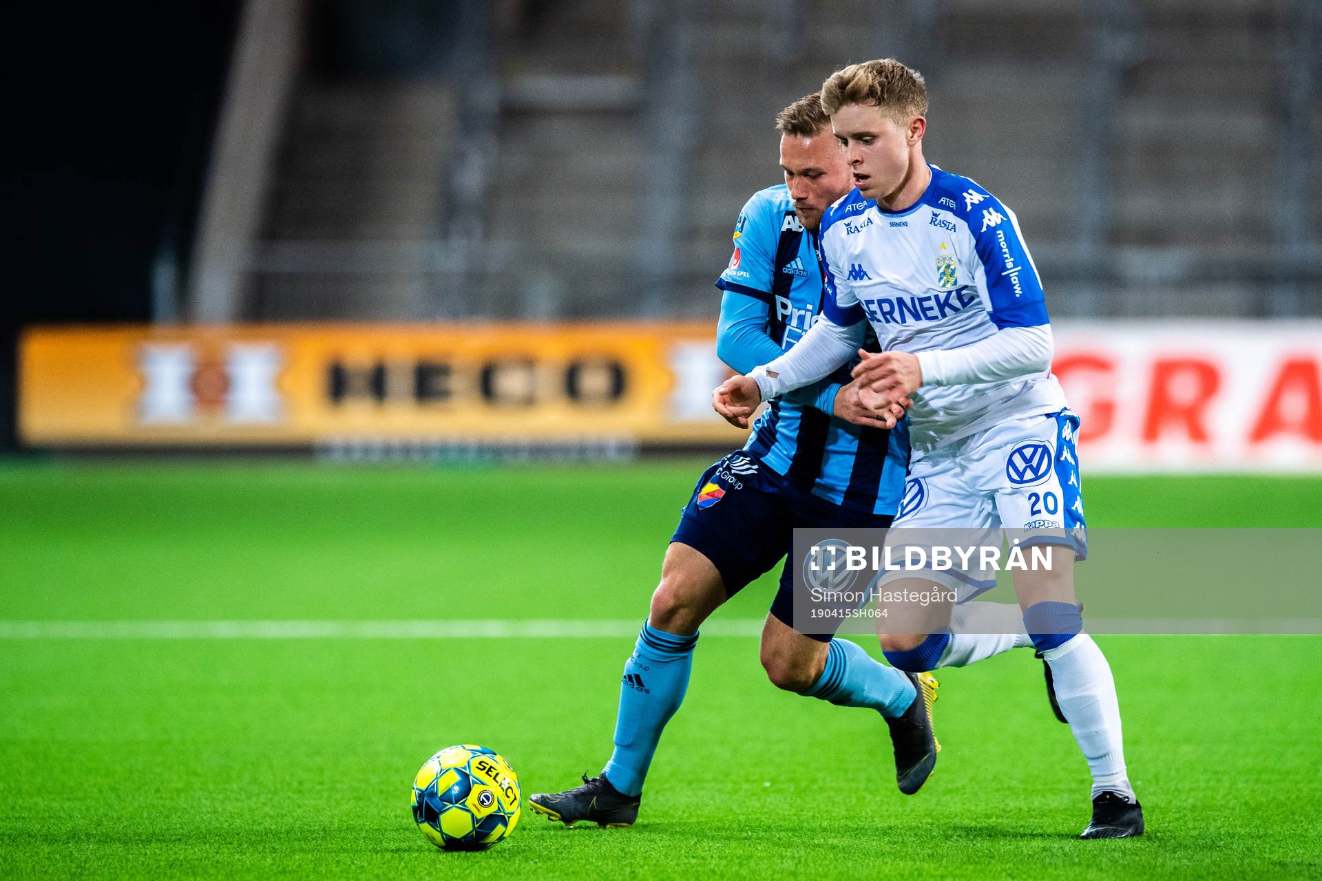 Djurgårdens Nicklas Bärkroth och IFK Göteborgs Victor