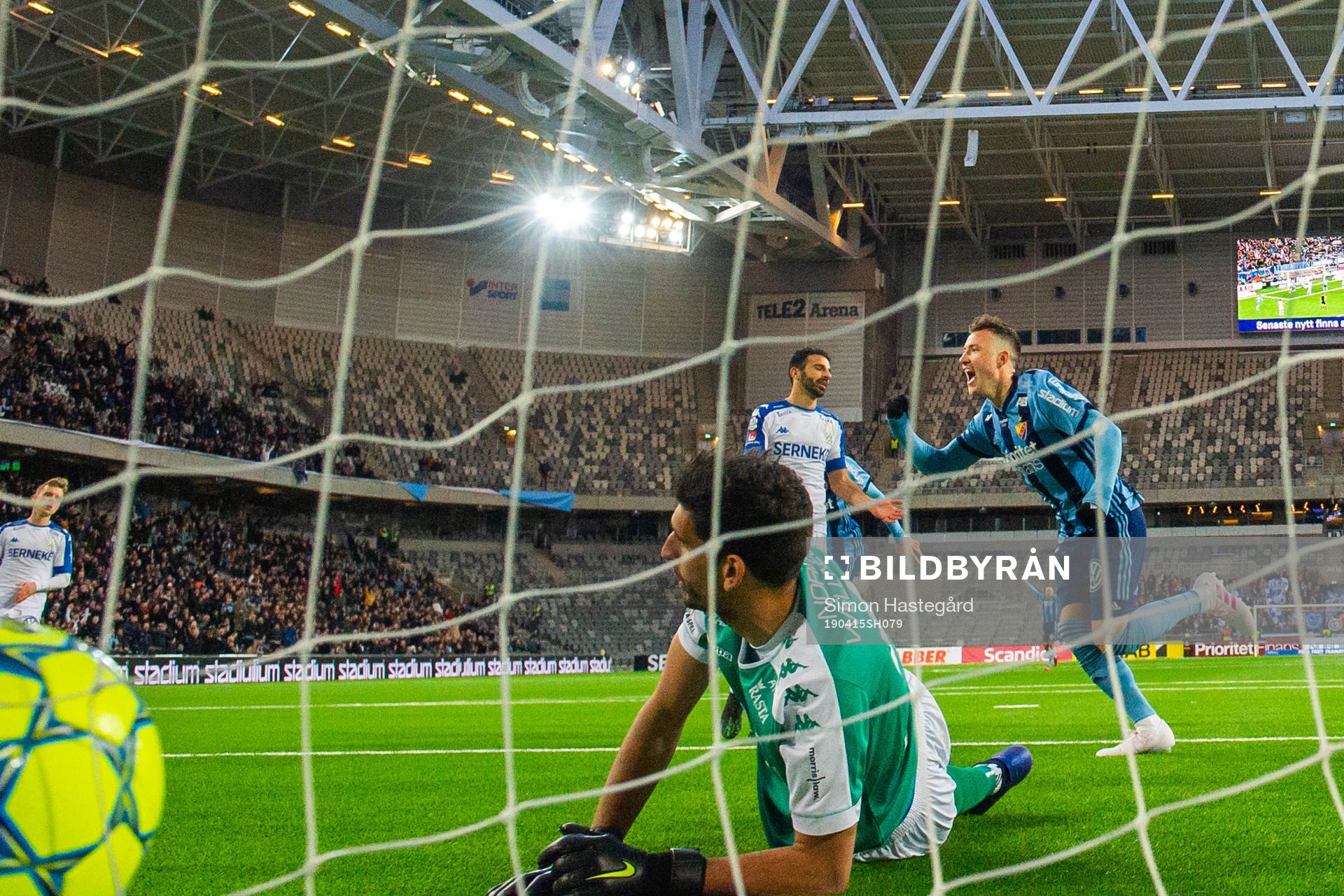 Djurgårdens Fredrik Ulvestad jublar