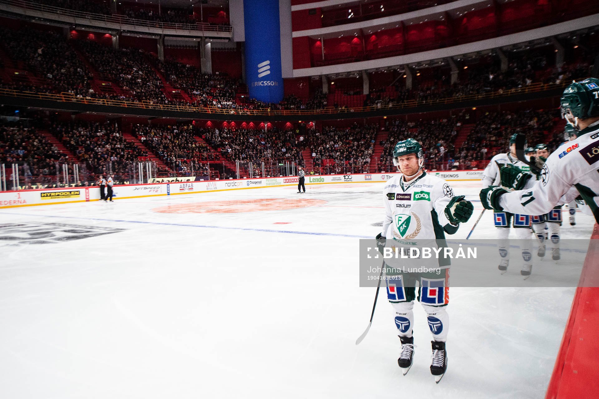 Färjestads Marcus Nilsson jublar