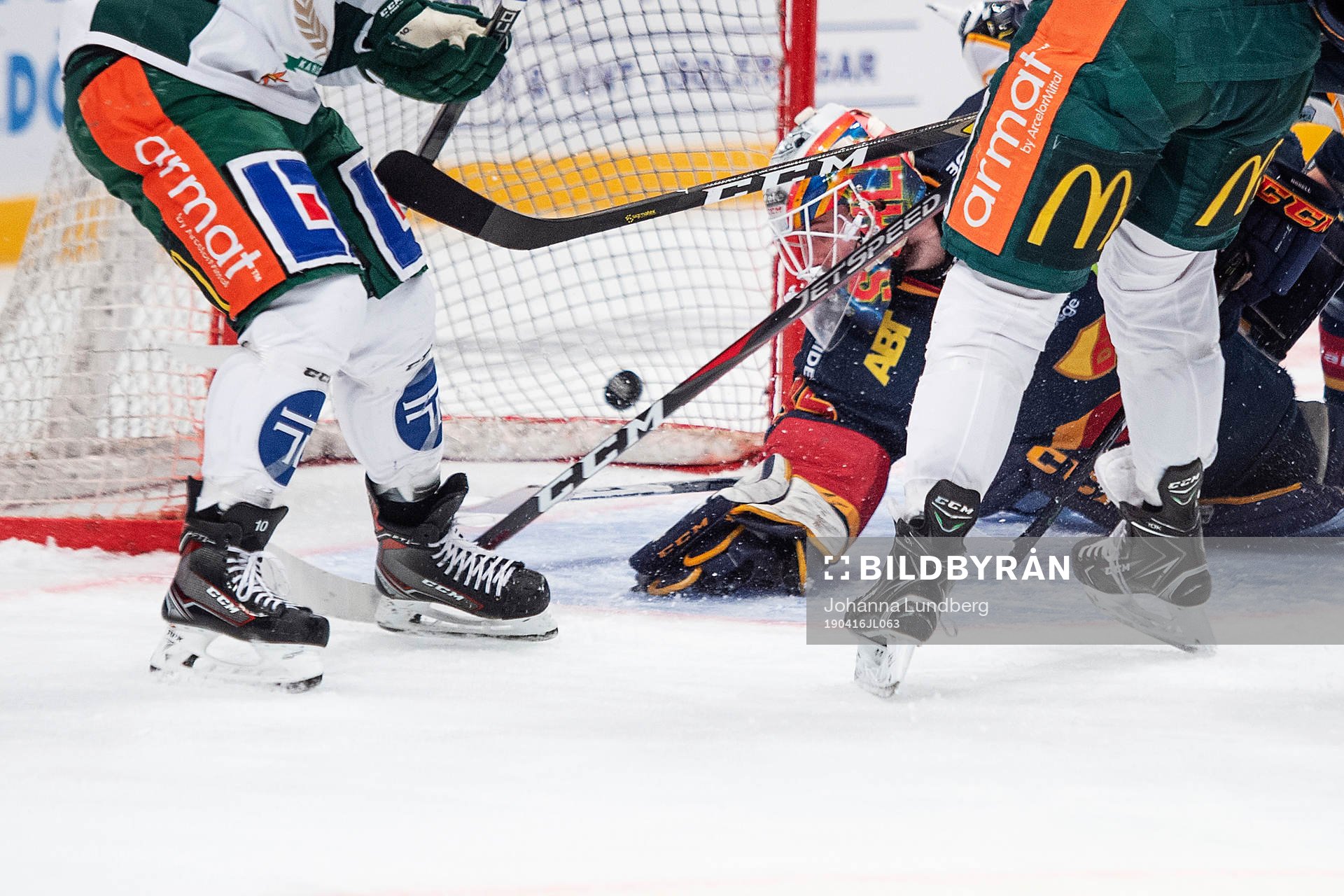 Färjestads Marcus Nilsson gör 0-3 bakom Djurgårdens