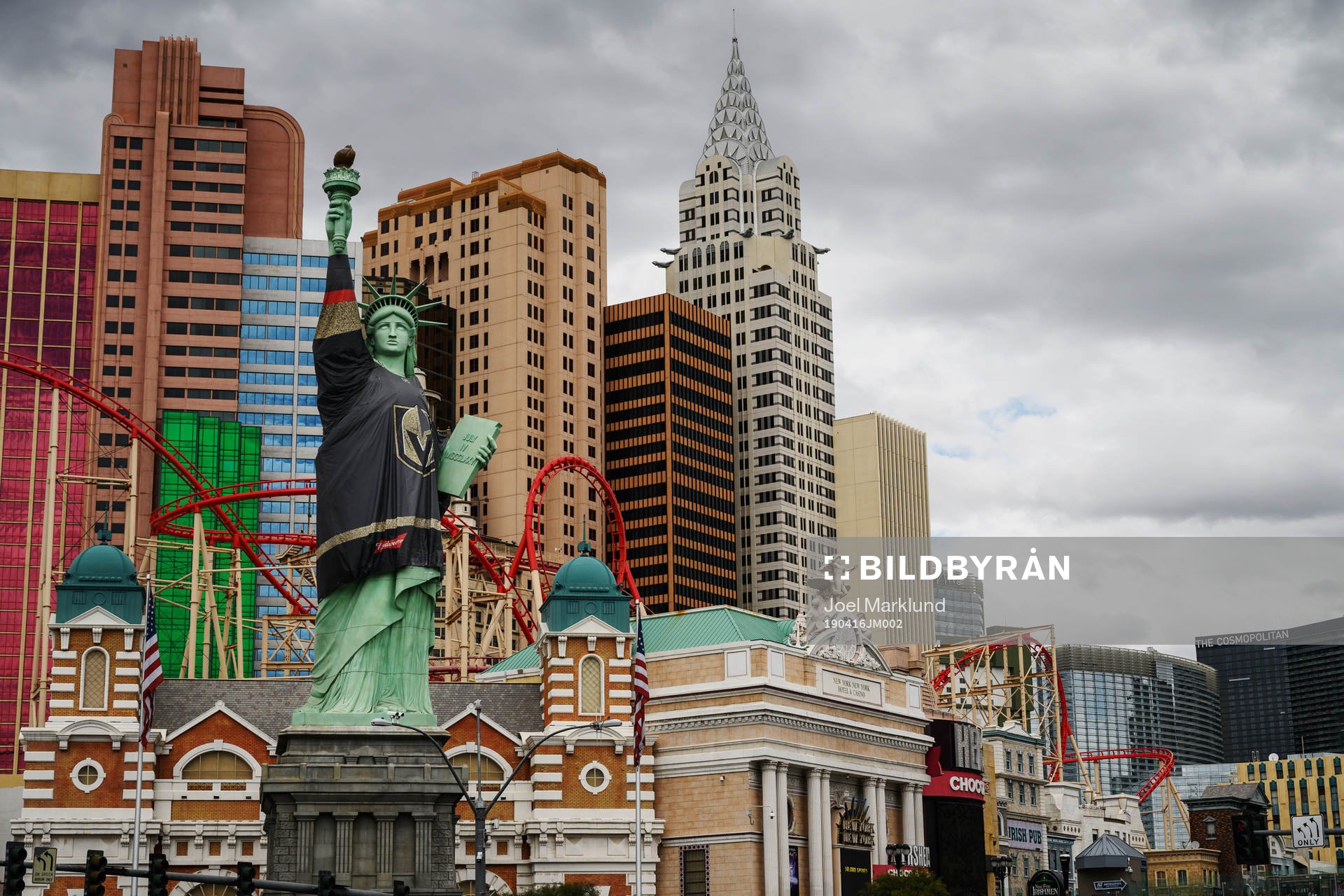 A Vegas Golden Knights jersey is seen