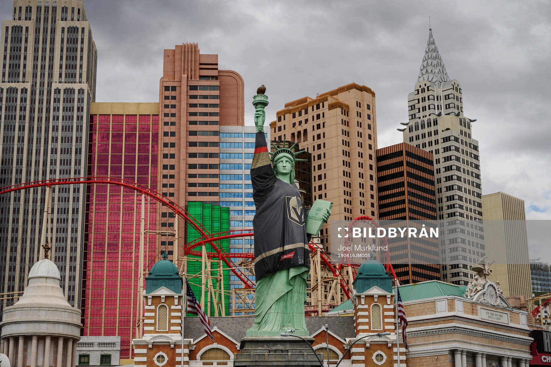 A Vegas Golden Knights jersey is seen