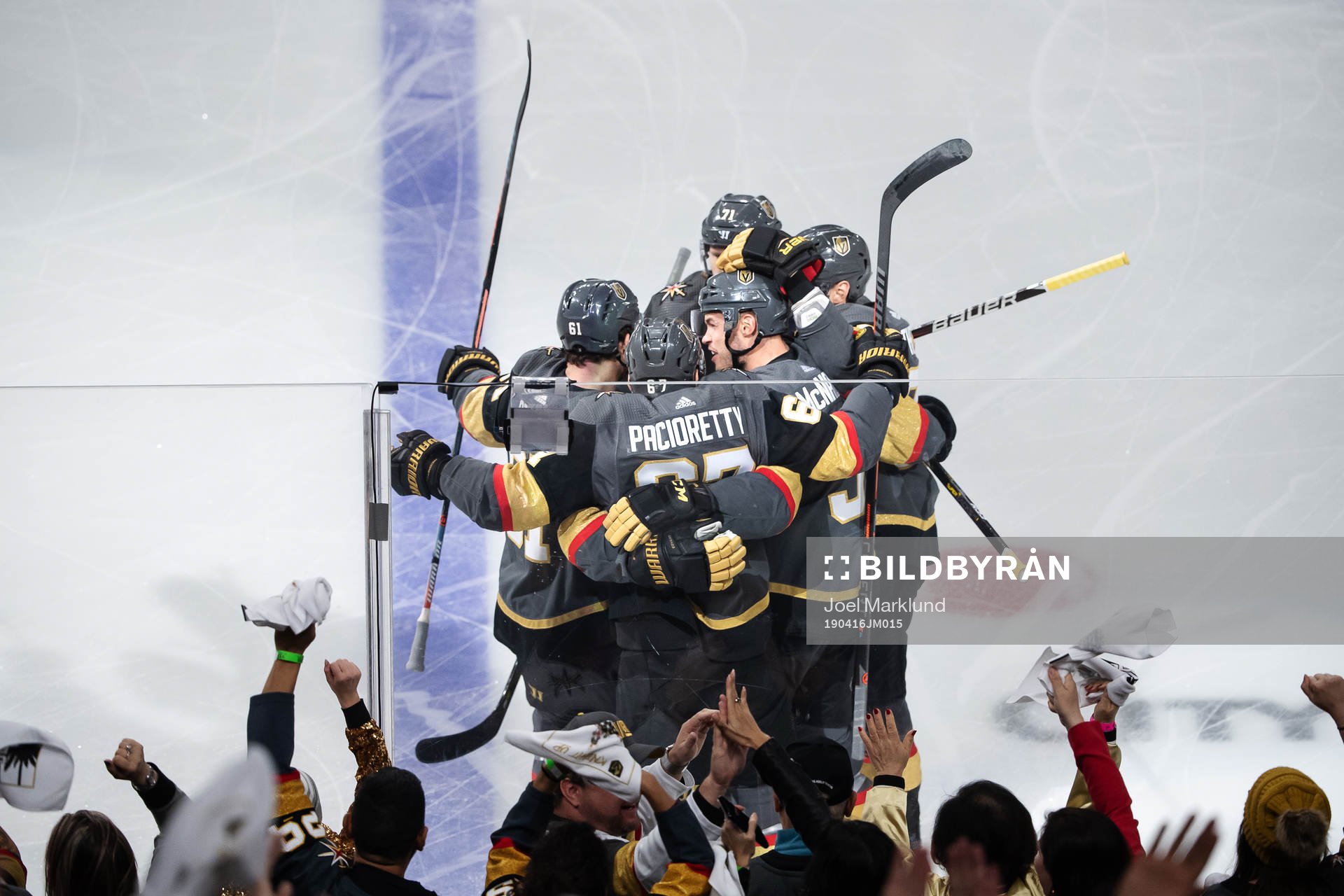 Mark Stone, Max Pacioretty, William Karlsson and Brayden