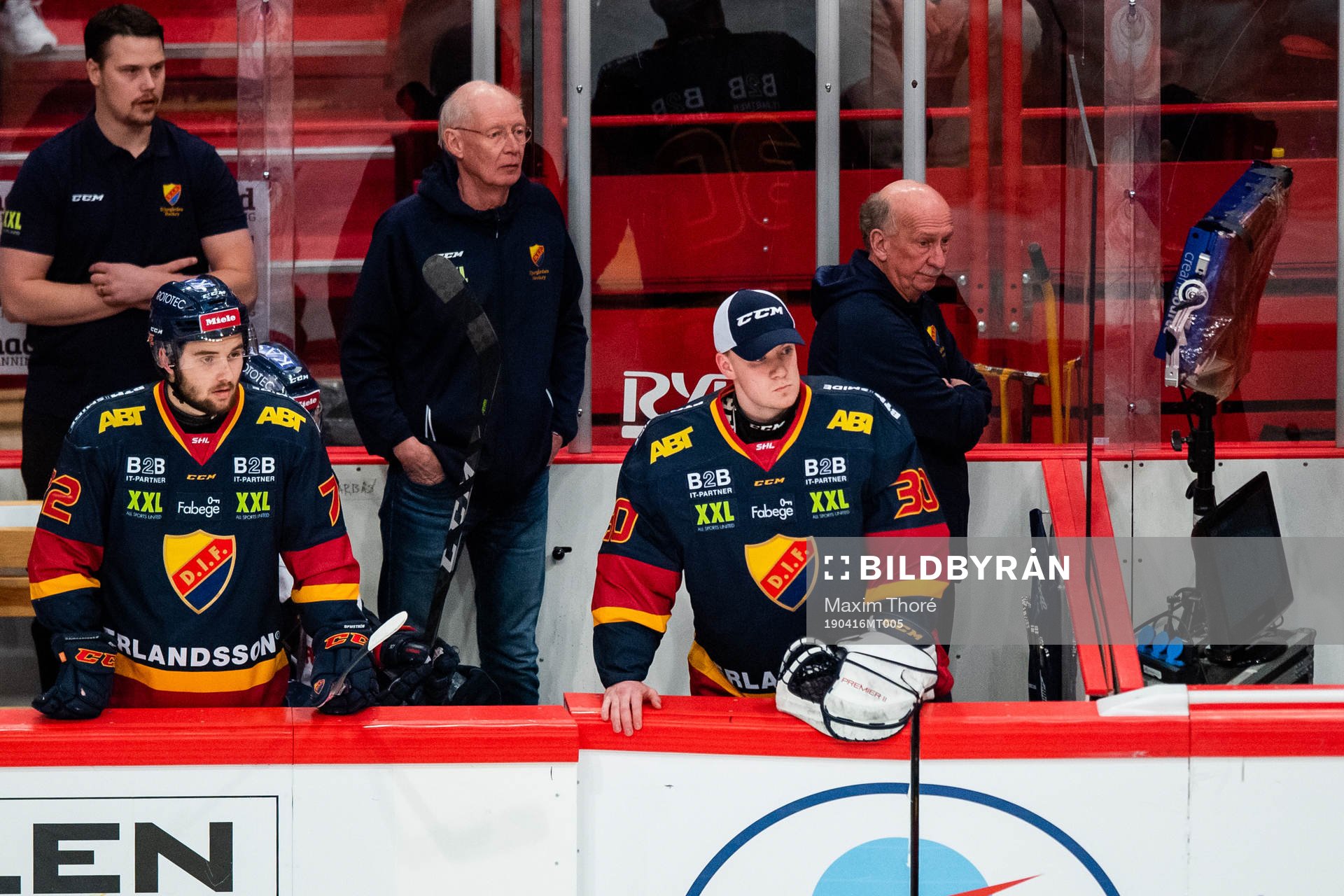 Djurgårdens Emil Bemström och Oscar Wallden