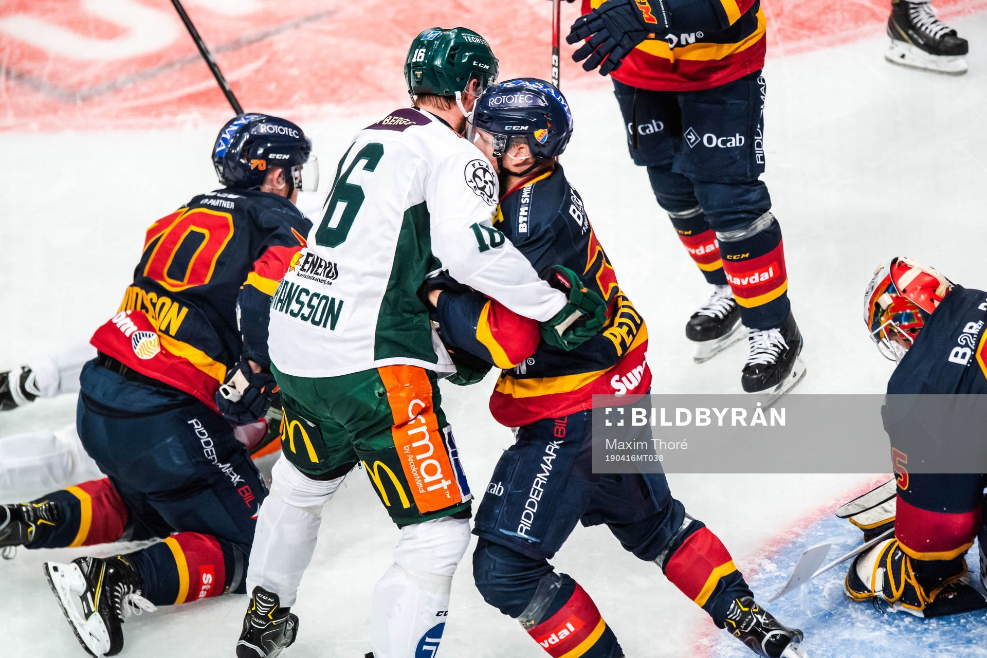 Färjestads Alexander Johansson och Djurgårdens Jesper