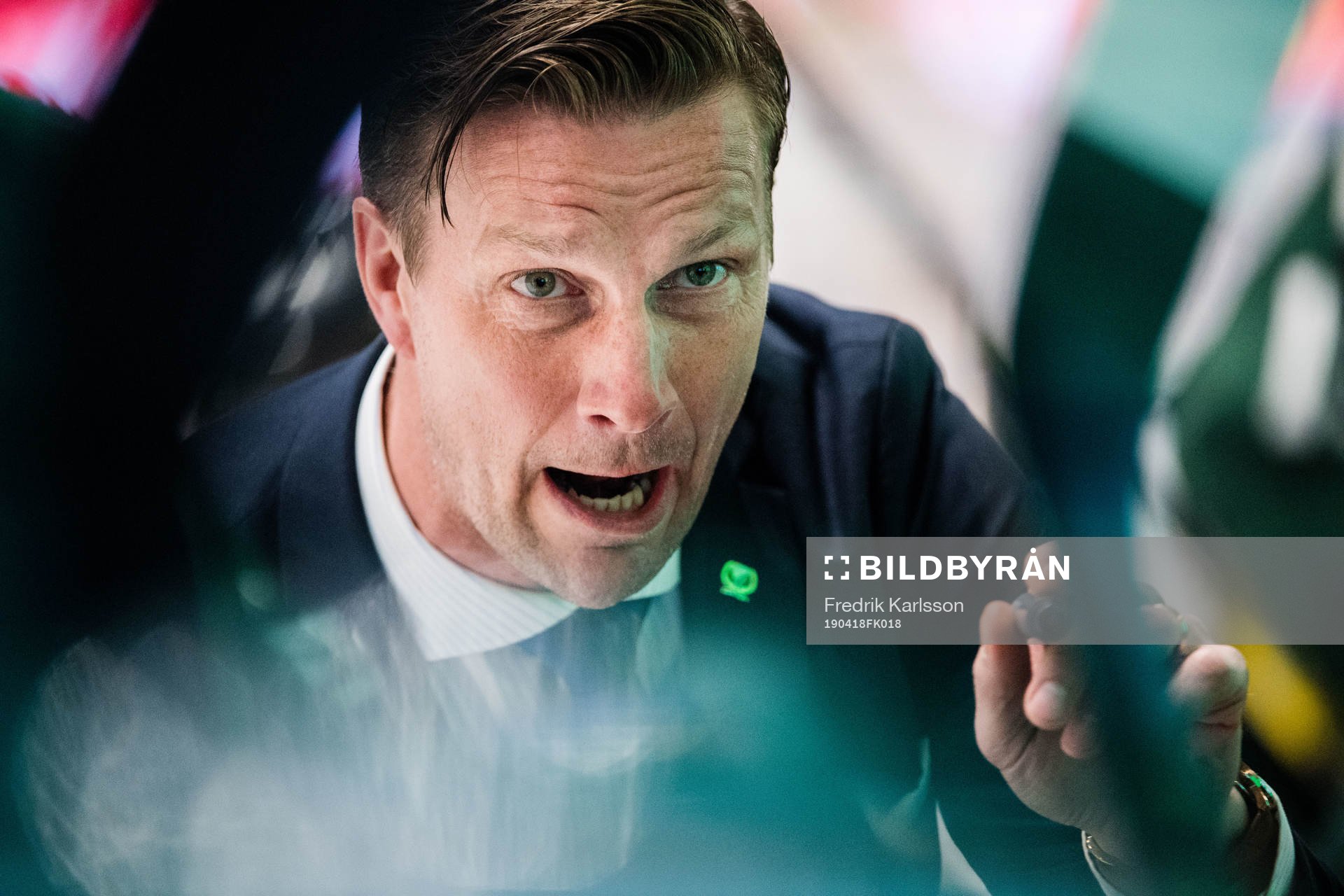Färjestads tränare Johan Pennerborn