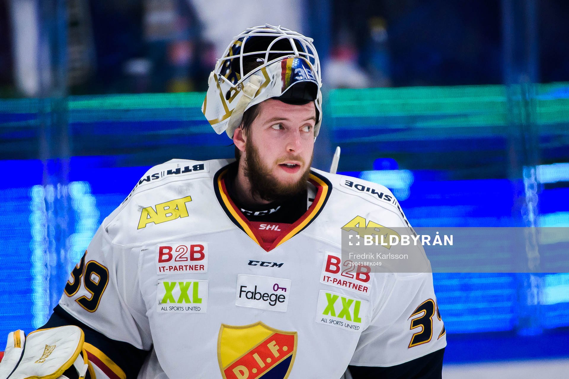 Djurgårdens målvakt Adam Reideborn