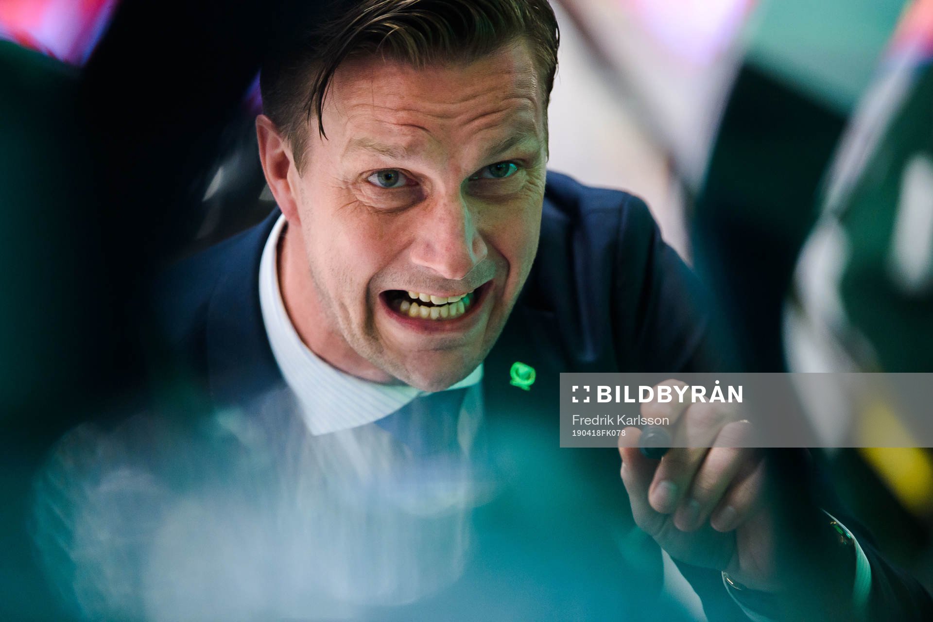 Färjestads tränare Johan Pennerborn