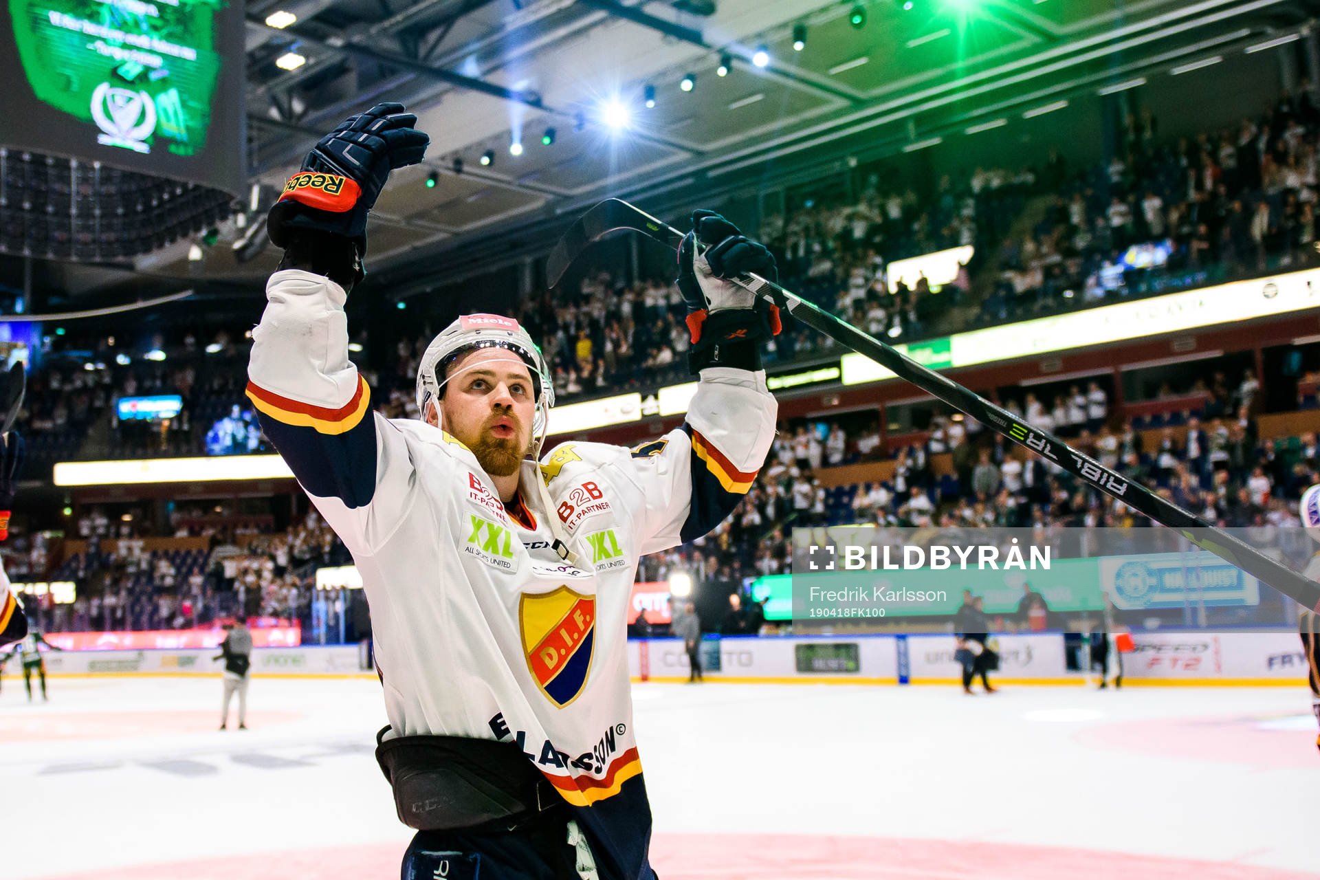 Djurgårdens Daniel Brodin jublar