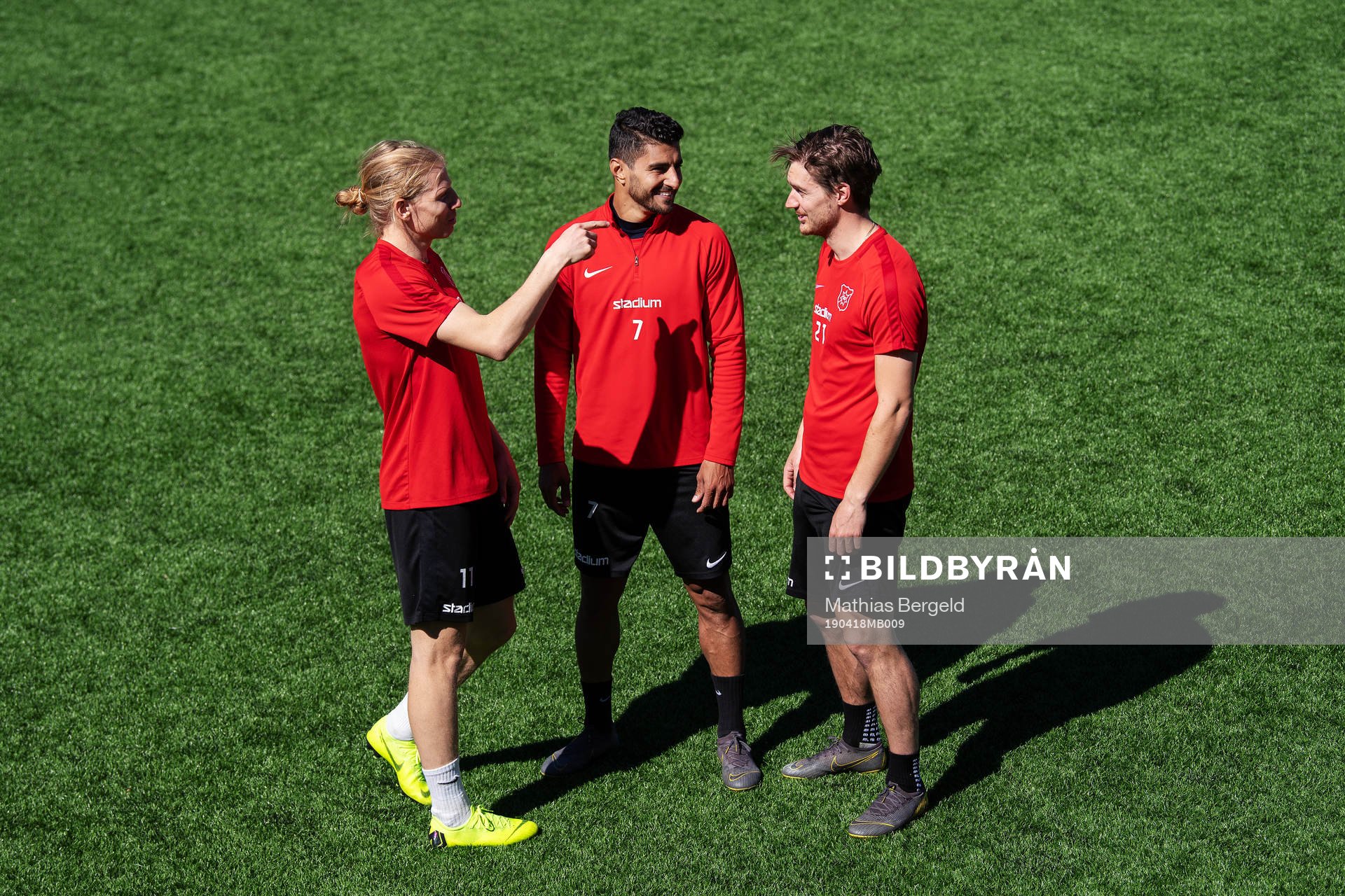 Gustav Ludwigson, Ailton Almeida och Victor Sköld