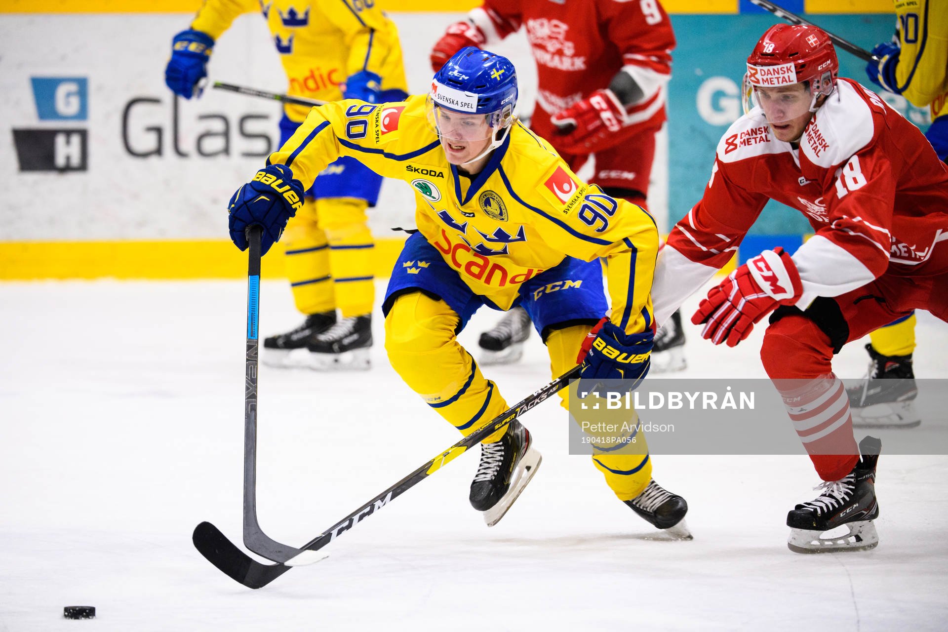 Jesper Boqvist of Sweden and Jonas Röndbjerg of Denmark