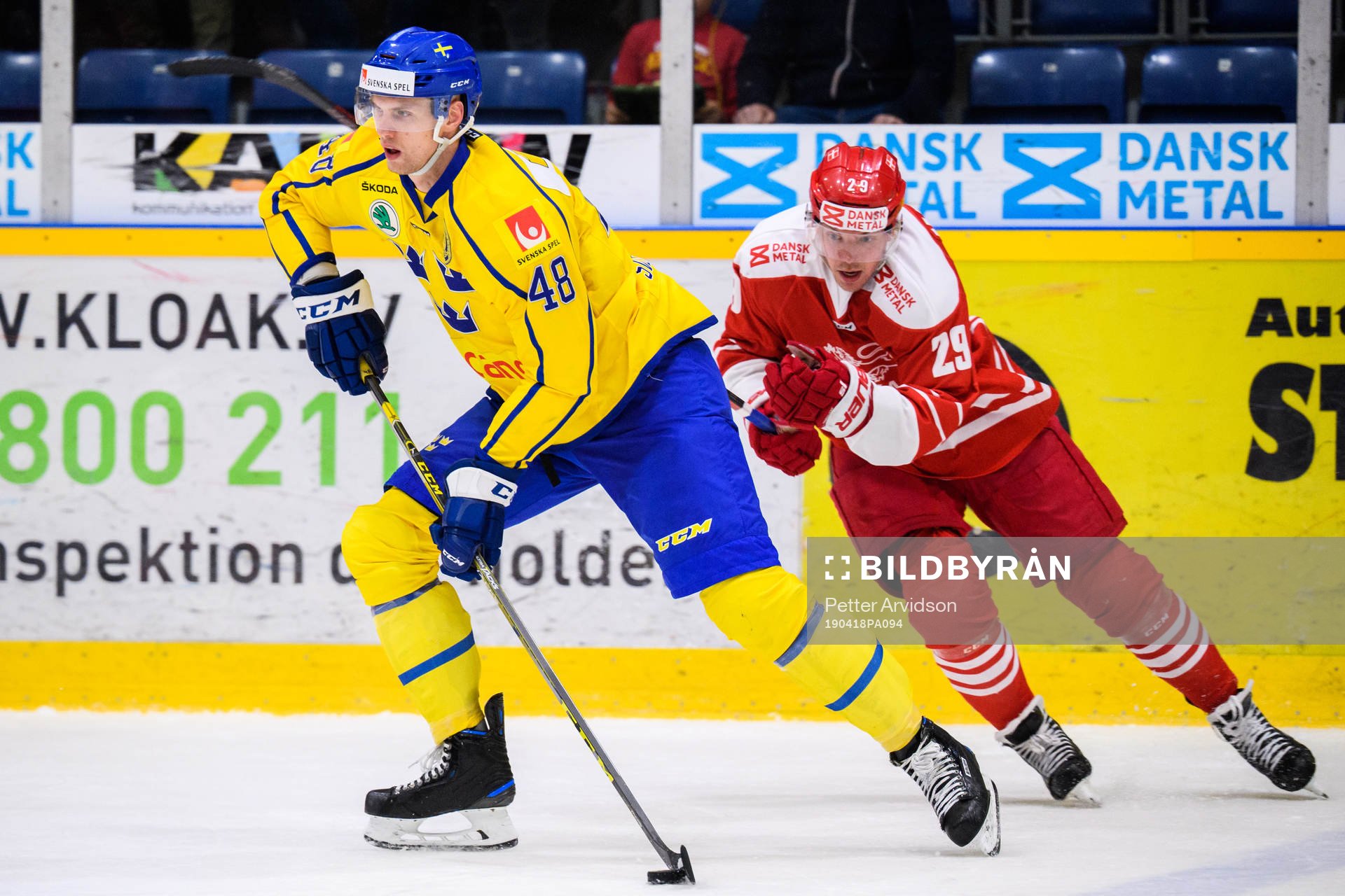 Viktor Svedberg of Sweden and Morten Madsen of Denmark
