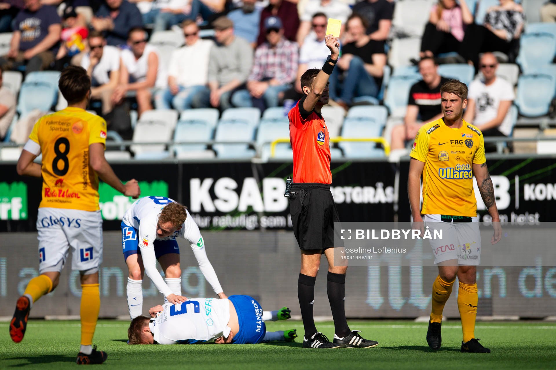 IFK Norrköpings Christoffer Nyman har ont och Falkenbergs
