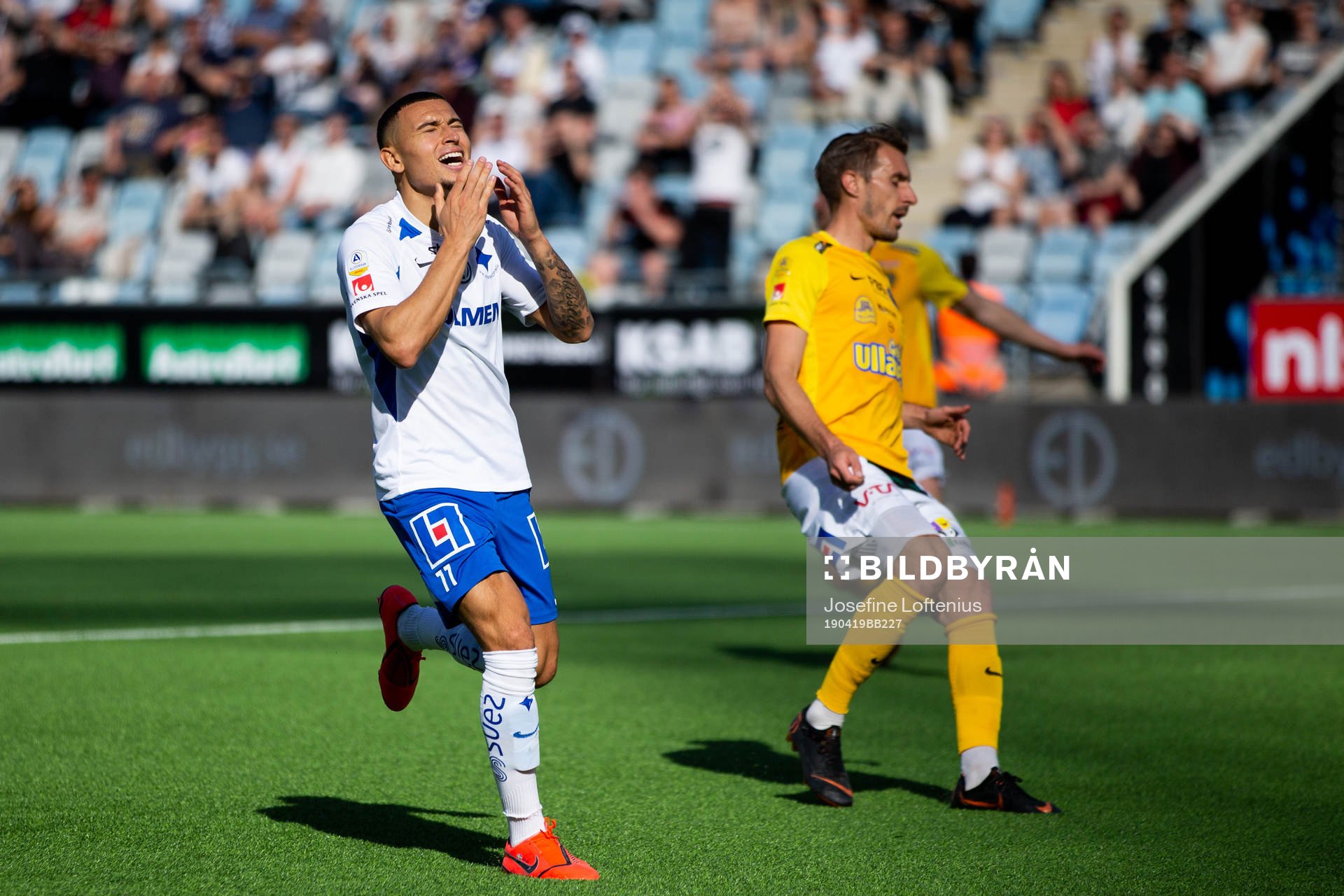 IFK Norrköpings Jordan Larsson deppar