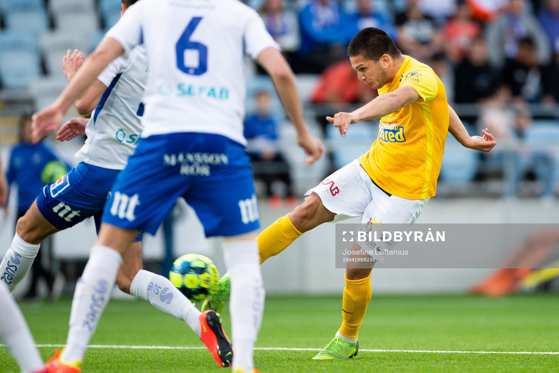 Falkenbergs Edi Sylisufaj gör 3-3 målet