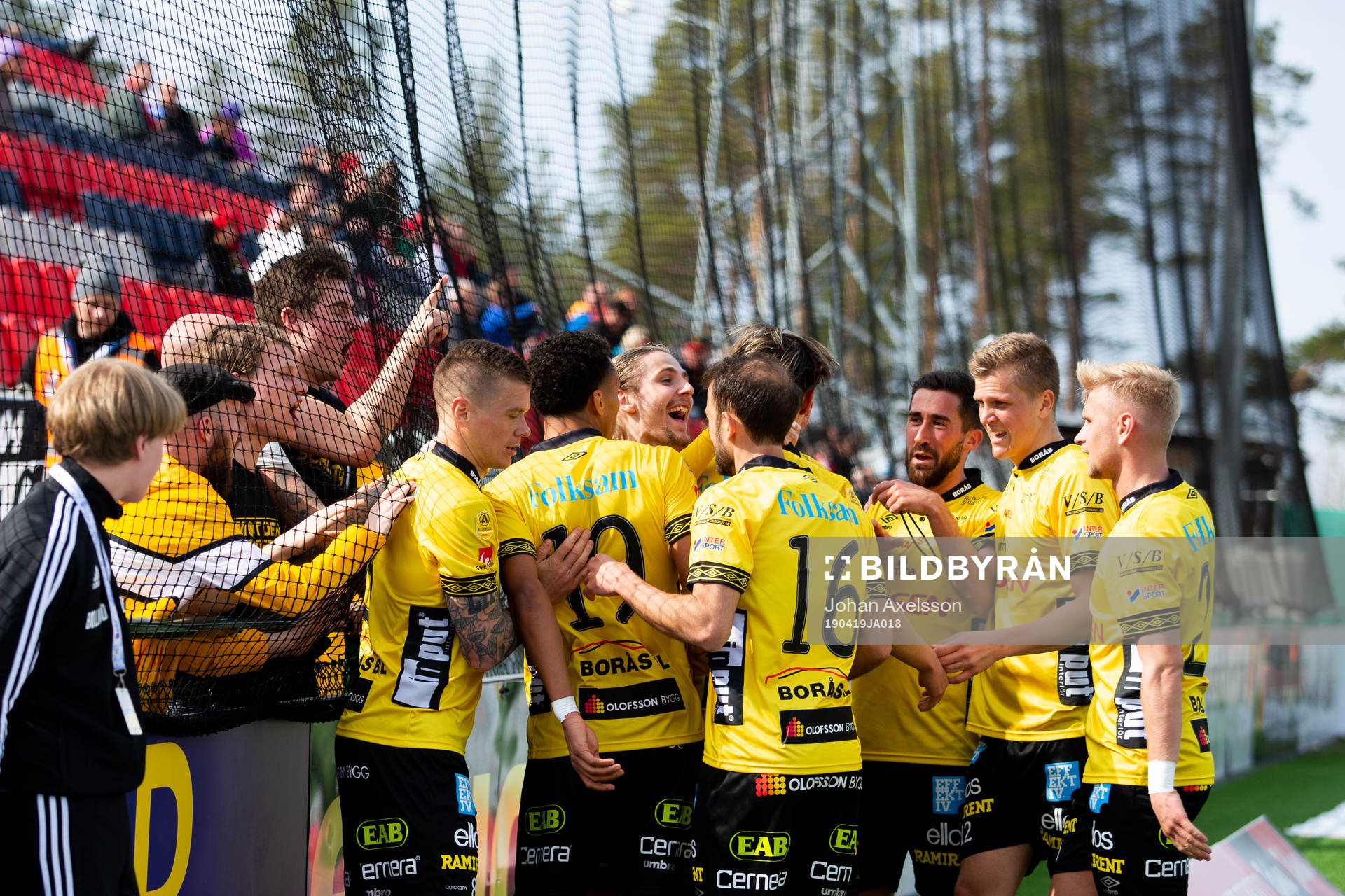 Elfsborgs spelare jublar