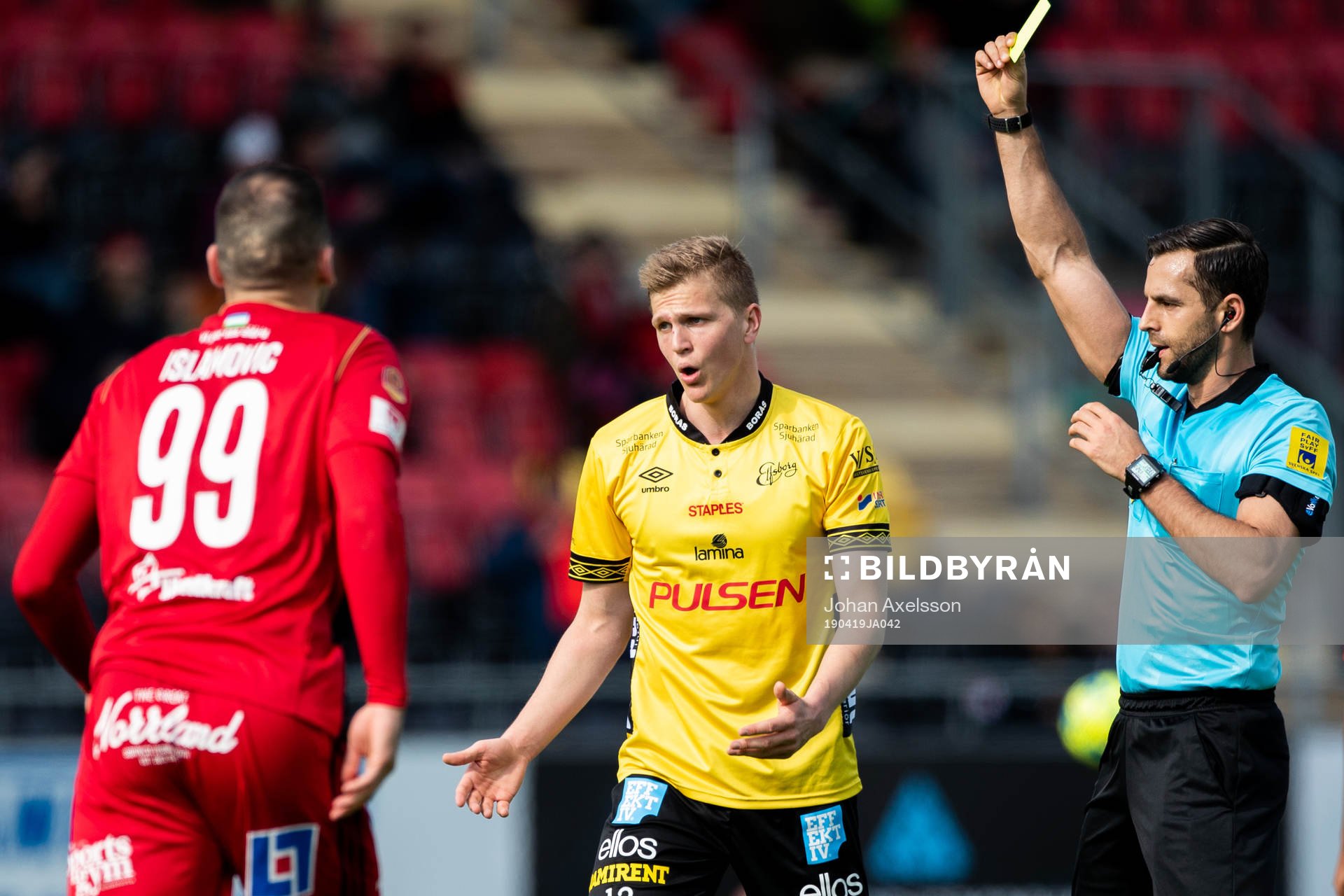 Elfsborgs Joakim Nilsson reagerar