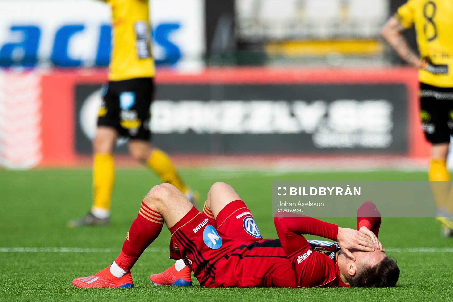 Östersunds Jamie Hopcutt deppar