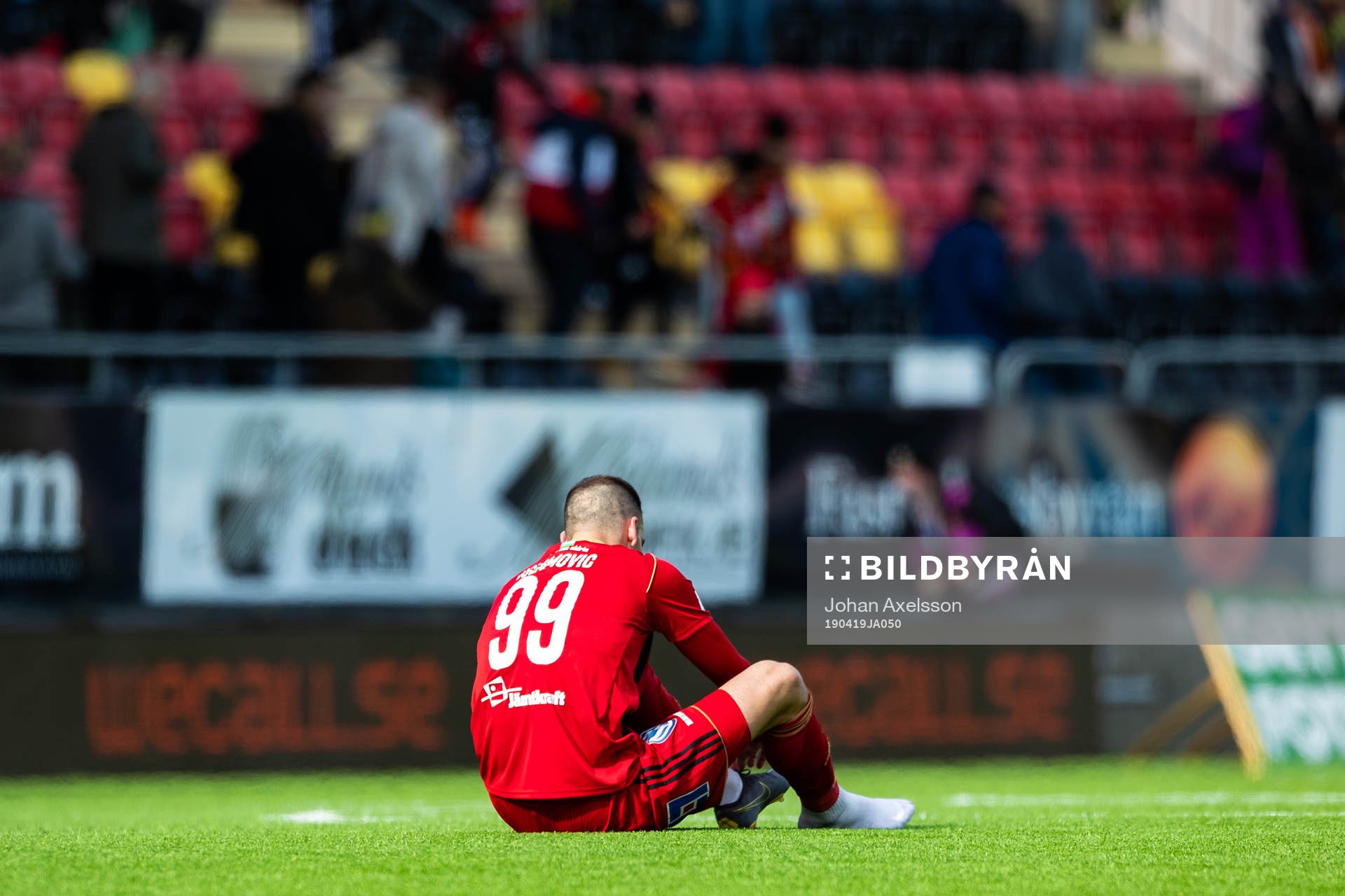 Östersunds Dino Islamovic  deppar