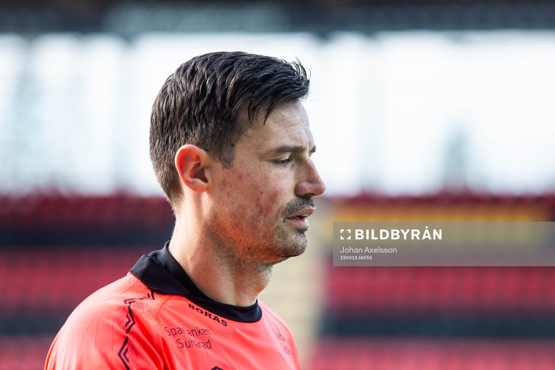 Elfsborgs målvakt Kevin Stuhr Ellegaard deppar
