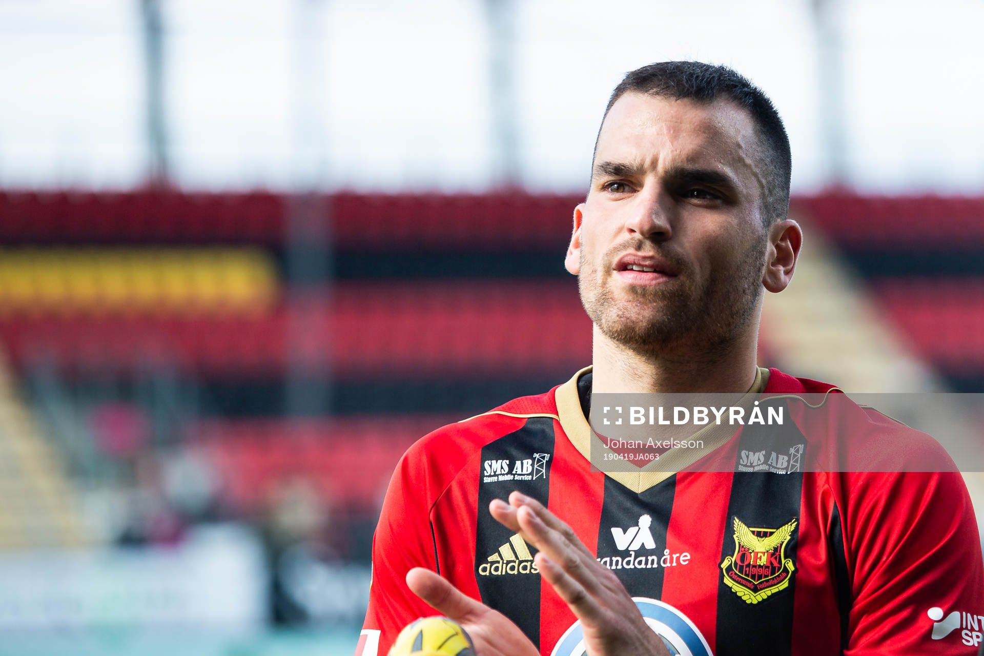 Östersunds Dino Islamovic deppar