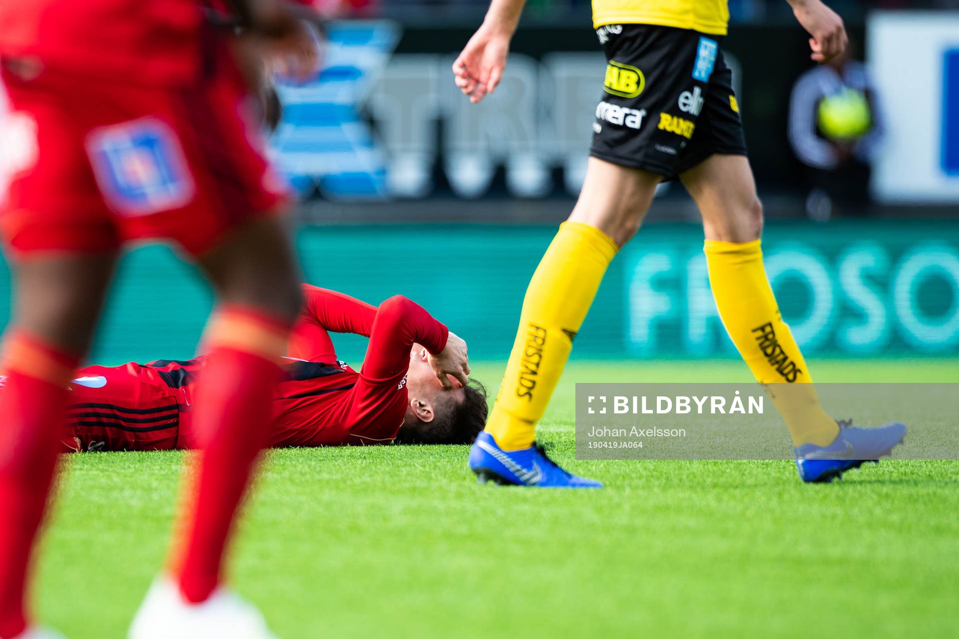 Östersunds Jamie Hopcutt deppar