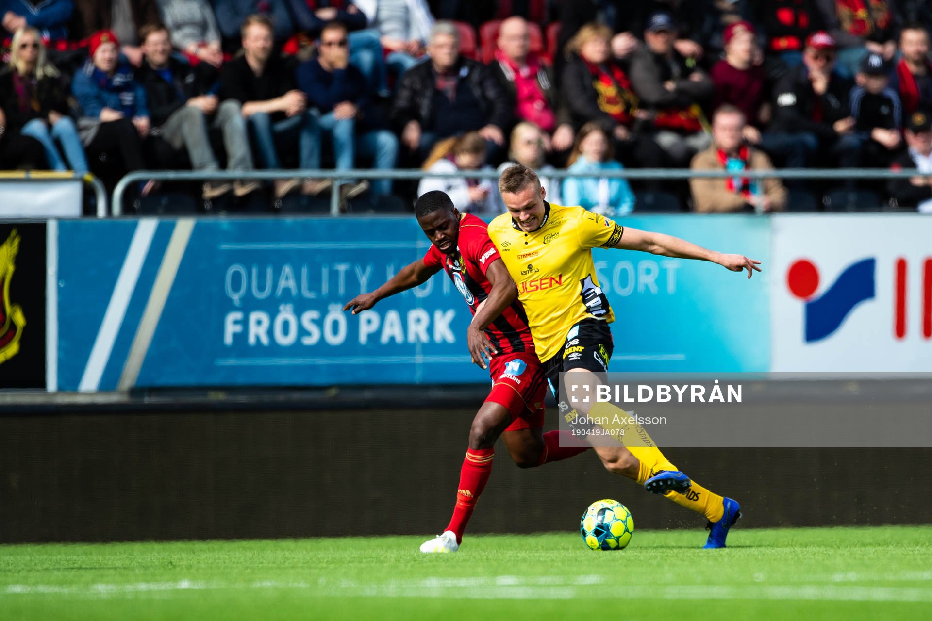 Östersunds Isak Ssali Ssewankambo och Elfsborgs Stian Rode