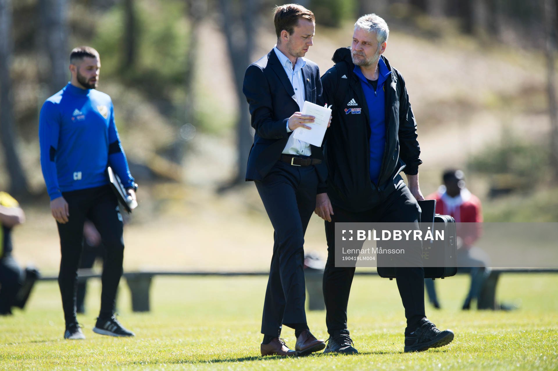 IFK Hässleholms tränareduo Chadie Hotait och Jonas