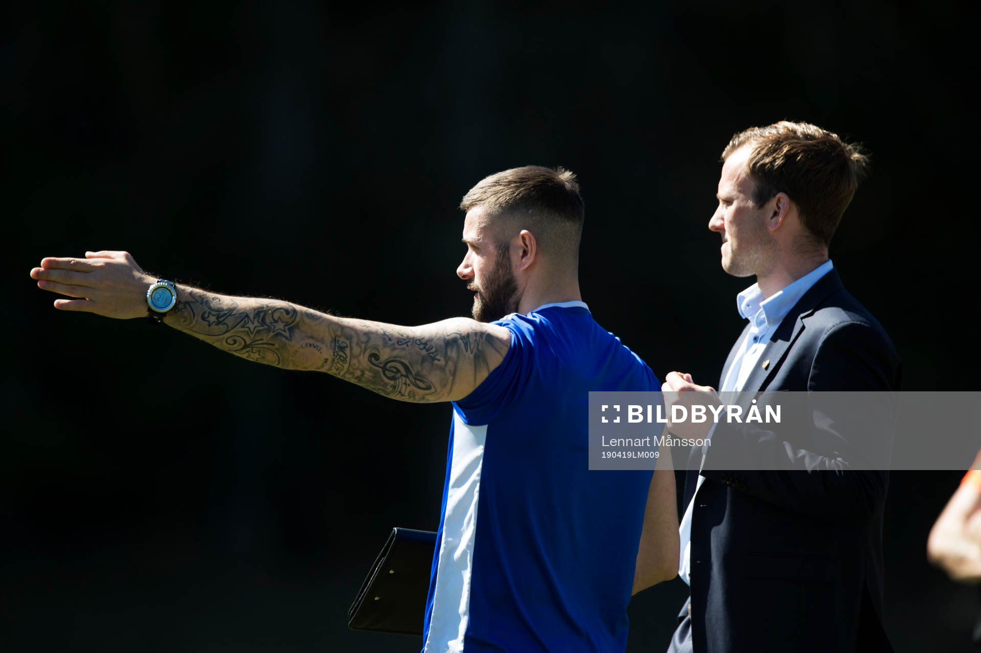 IFK Hässleholms tränarduo Chadie Hotait och Jonas