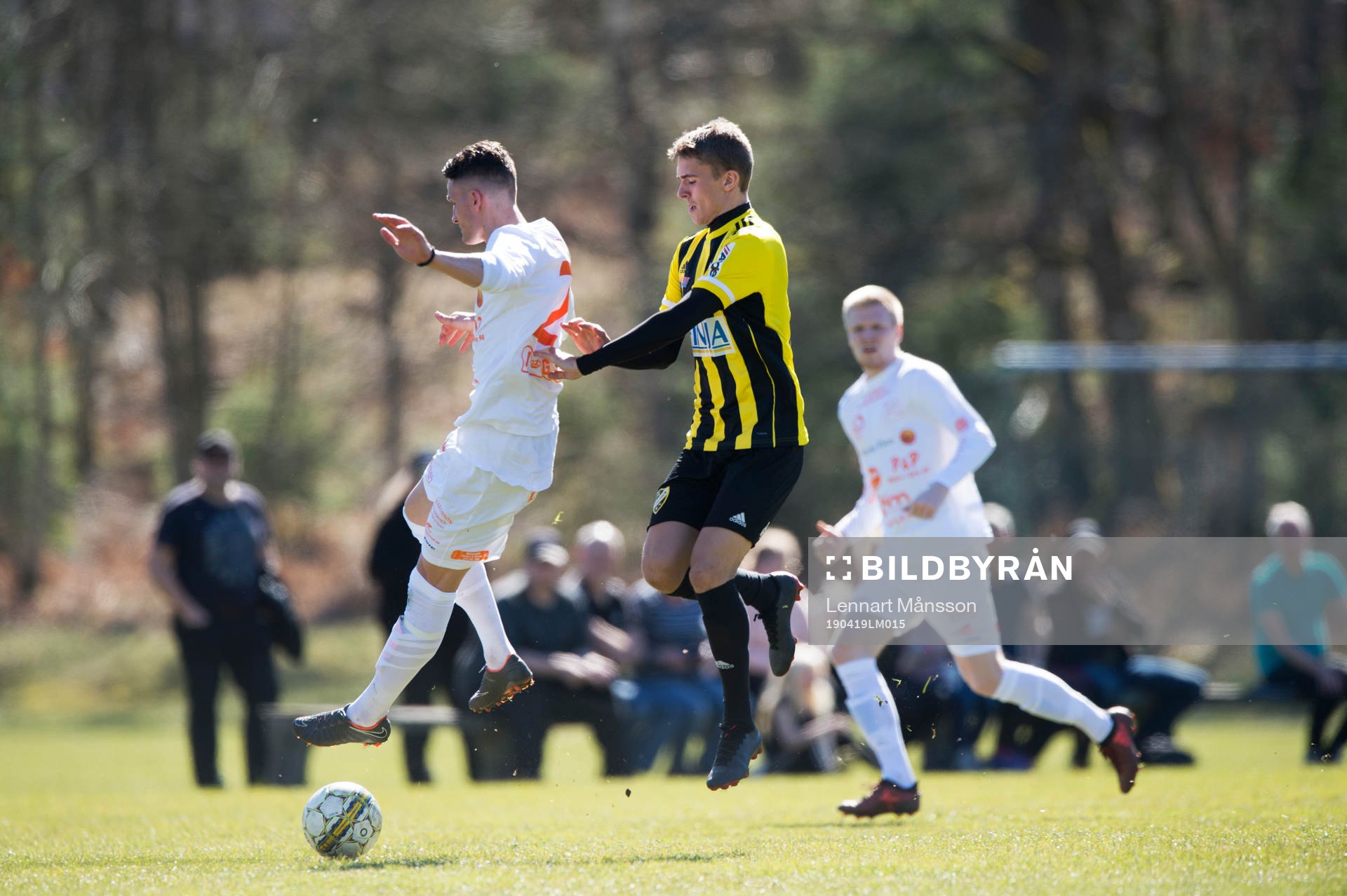 IFK Hässleholms Elliot Nilsson i matchen i division 2