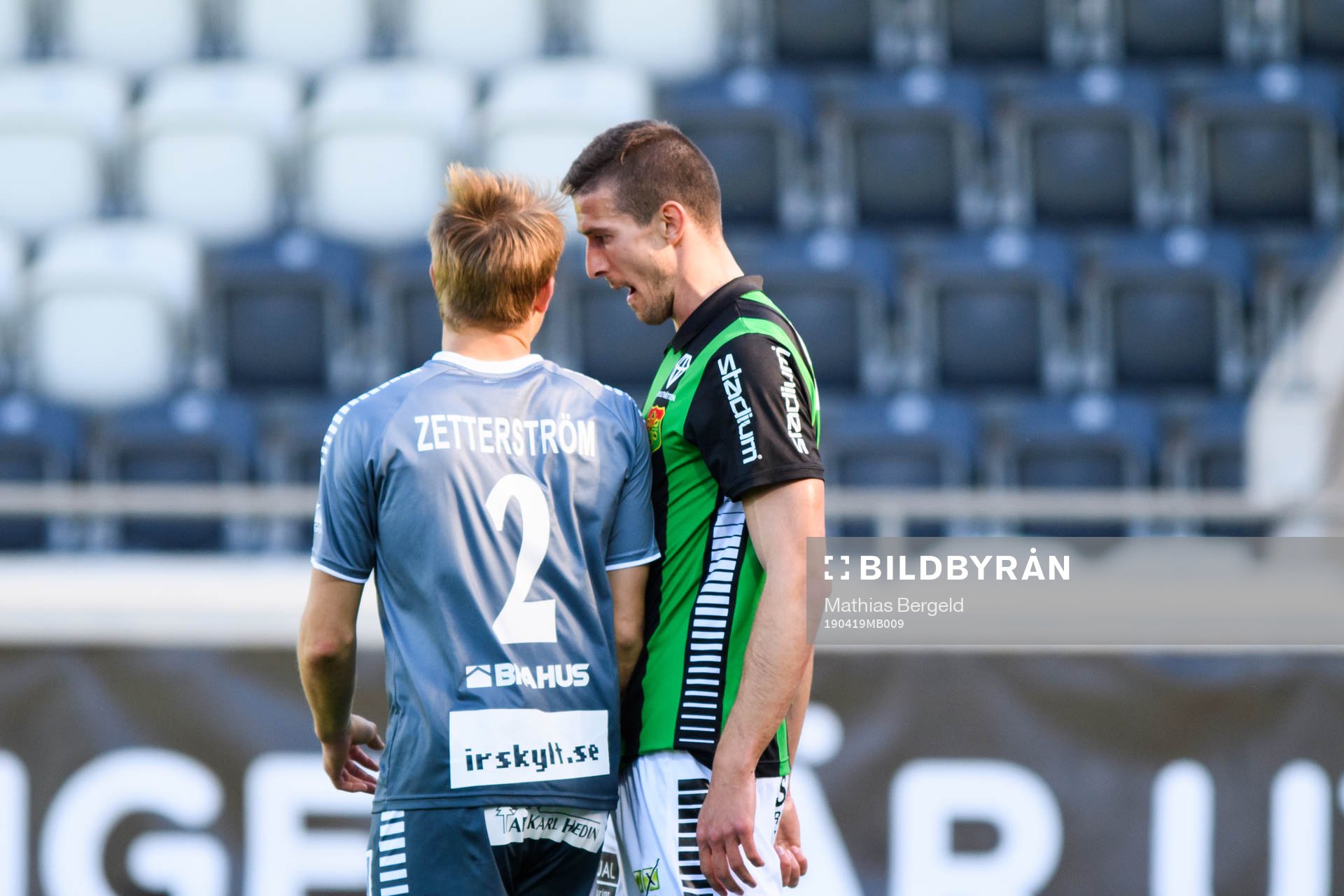 Irriterat mellan Brages Alexander Zetterström och GAIS