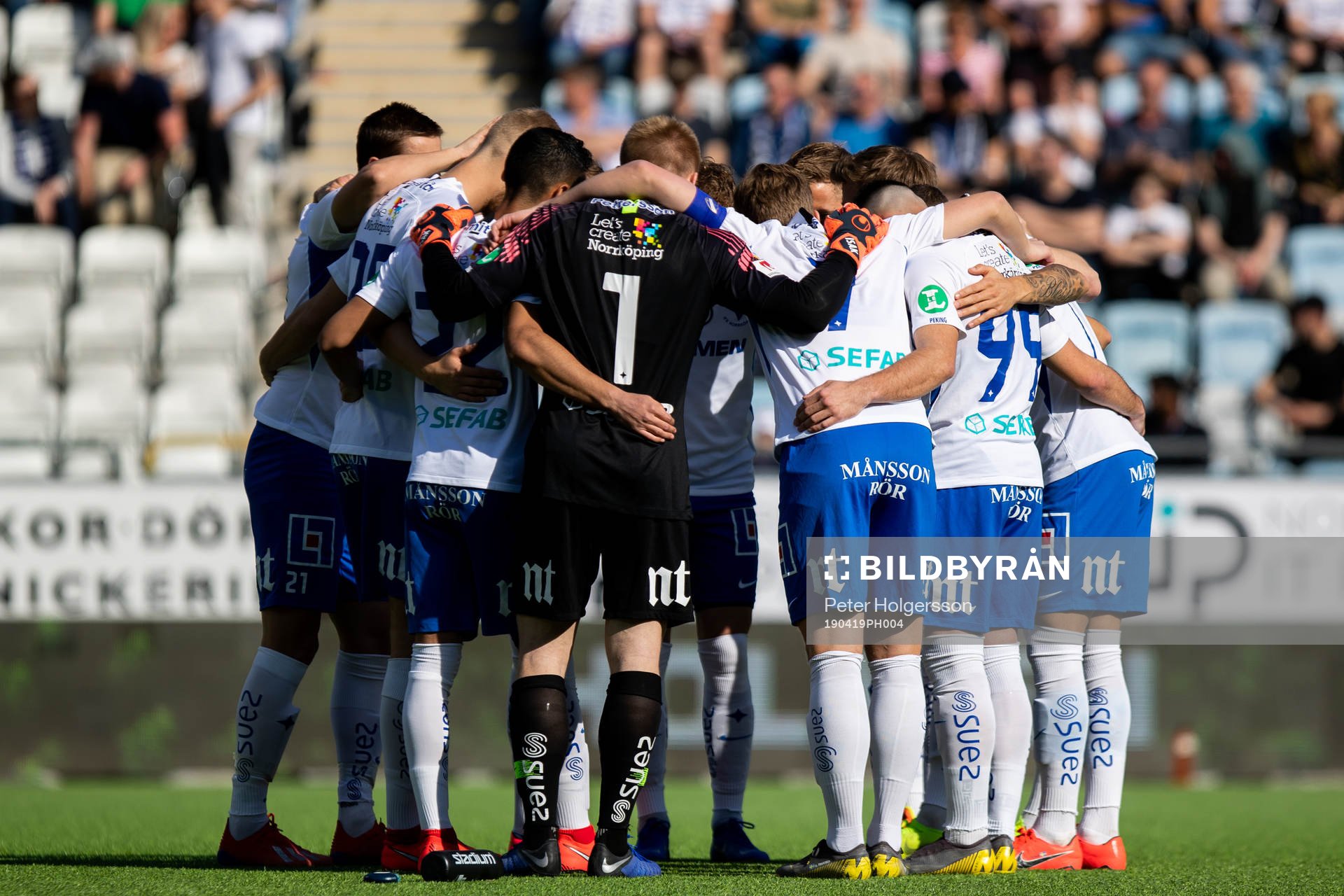 IFK Norrköpings spelare samlas